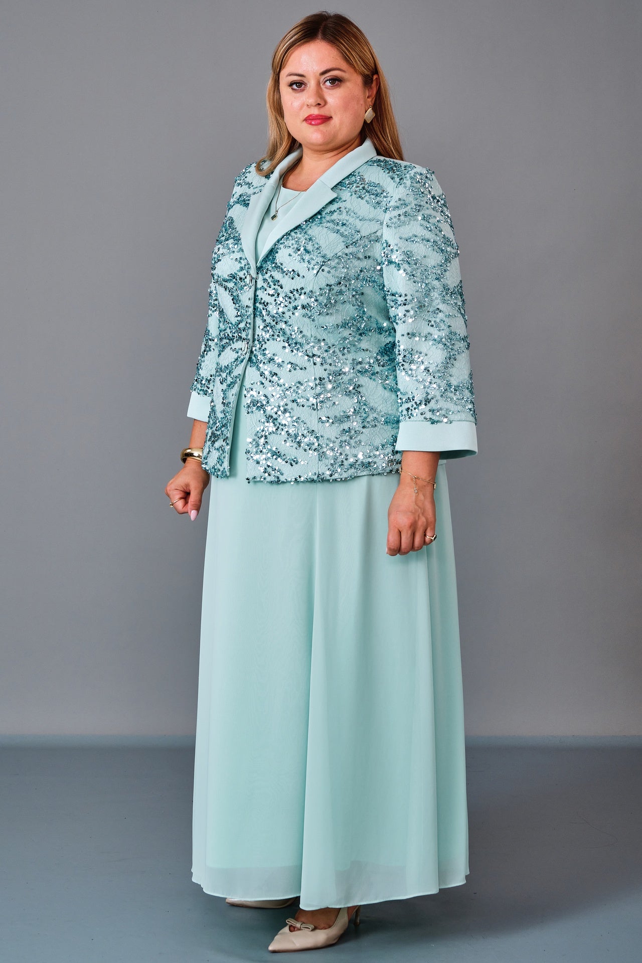 Gumanize - Plus Size Dress (GMZ2027-33-8322) - 8690200221897