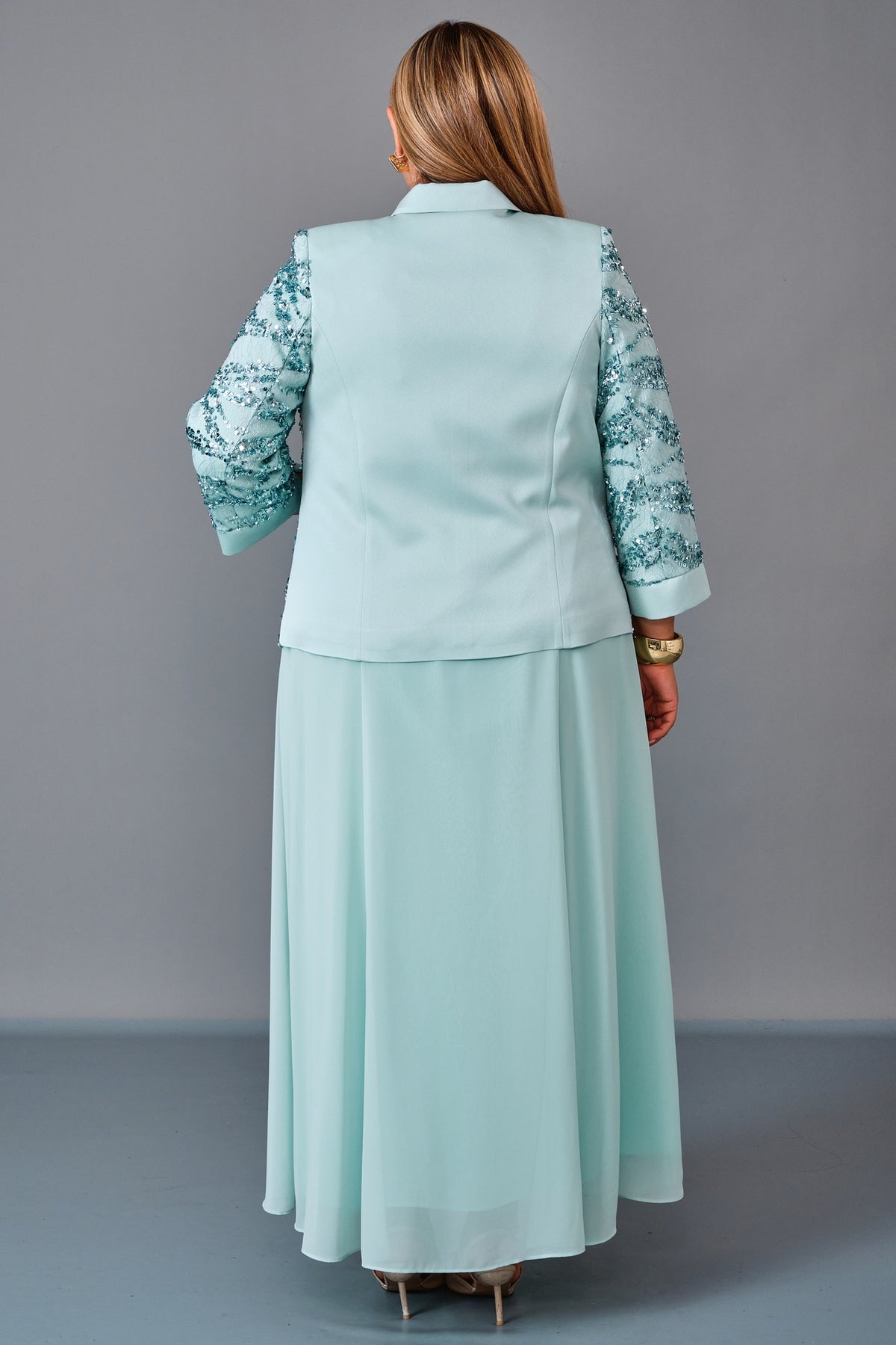 Gumanize - Plus Size Dress (GMZ2027-33-8322) - 8690200221897