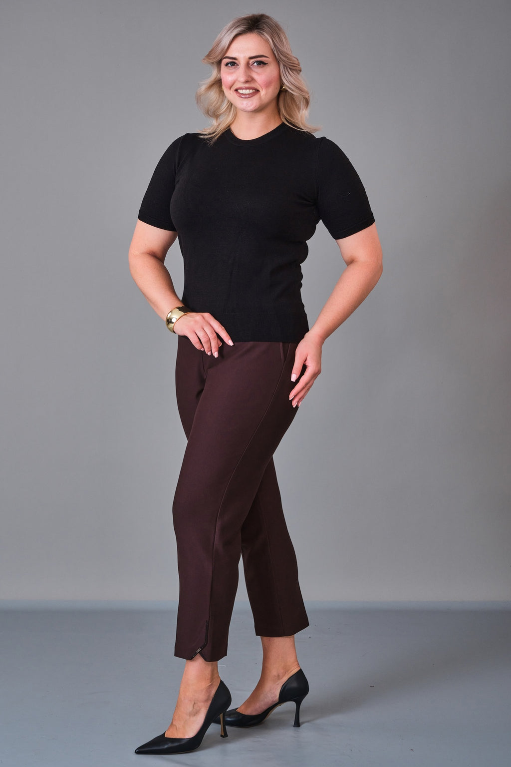 Dayi - Plus Size Knitwear (BDY27K21186) - 8690200222085