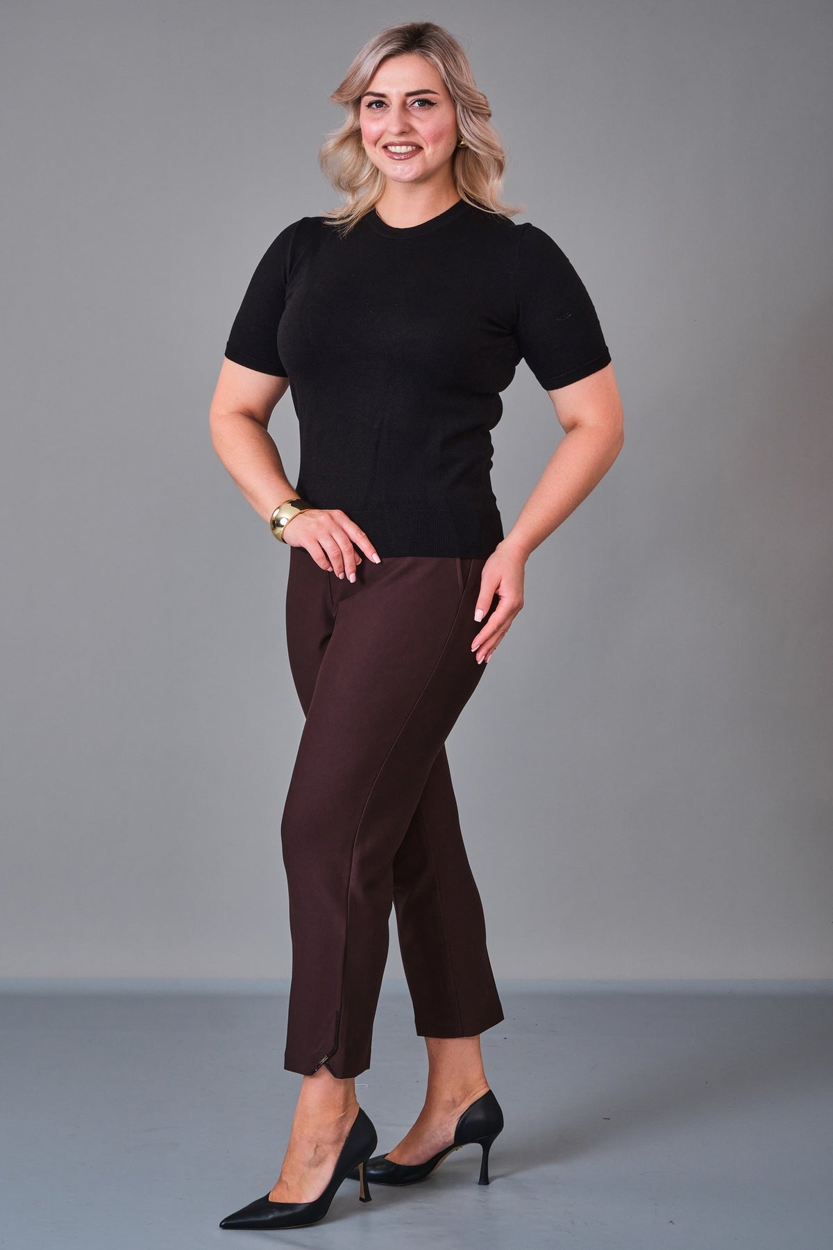 Dayi - Plus Size Knitwear (BDY27K21186) - 8690200222085