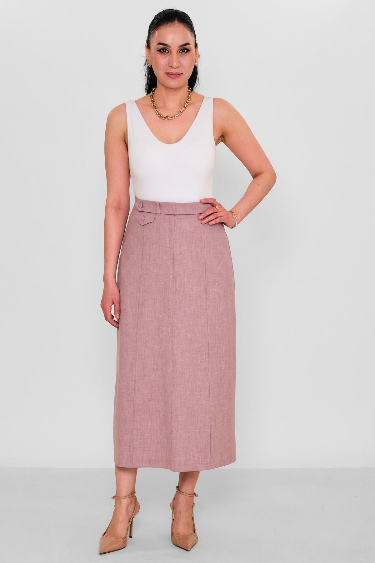 Dayi - Regular Size Skirt (BDY27K31538) - 8690200222191