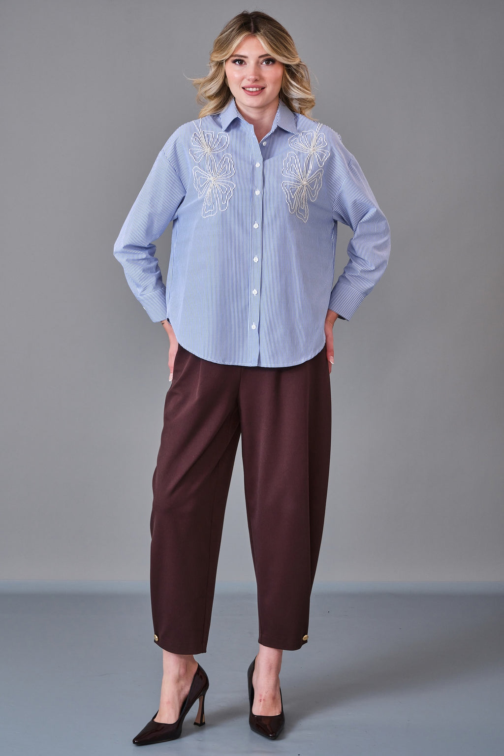 Laluce - Regular Size Shirt (LL.K27.GML.LG161) - 8690200222269