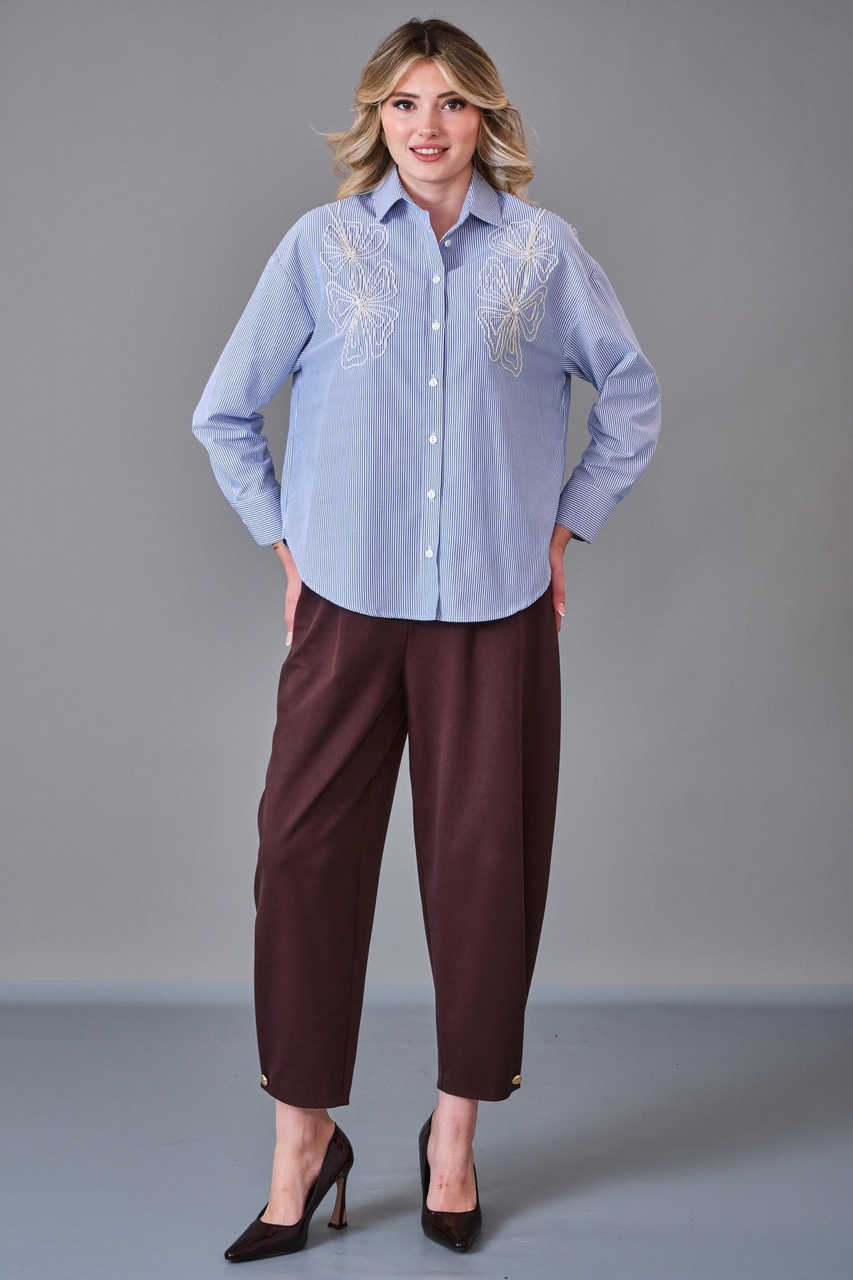 Laluce - Regular Size Shirt (LL.K27.GML.LG161) - 8690200222269