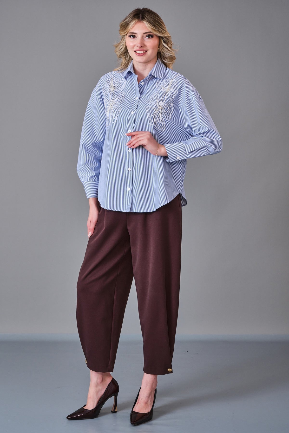 Laluce - Regular Size Shirt (LL.K27.GML.LG161) - 8690200222269