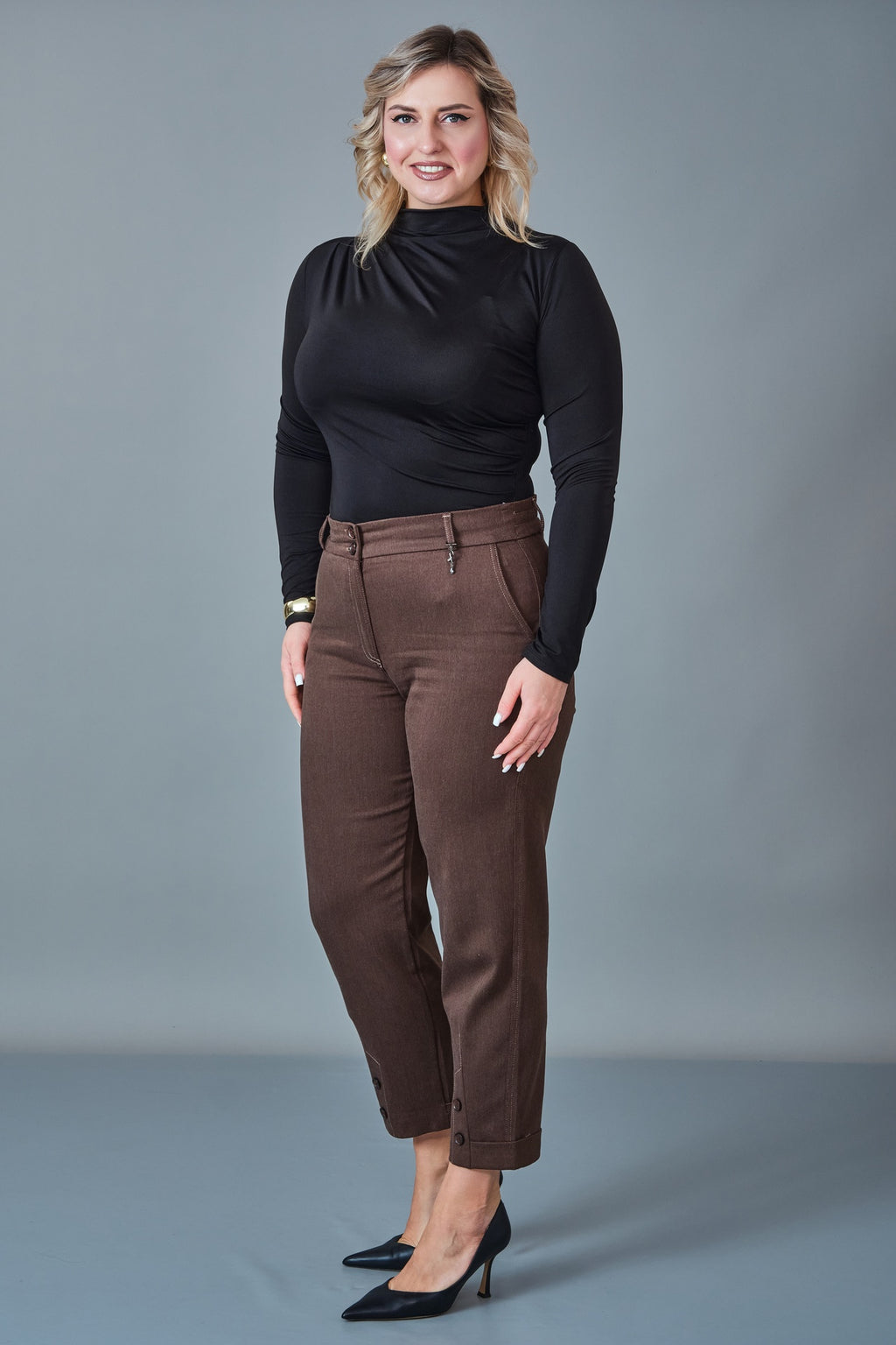 Elitline - Plus Size Trousers (ELT27K1-60-4121)