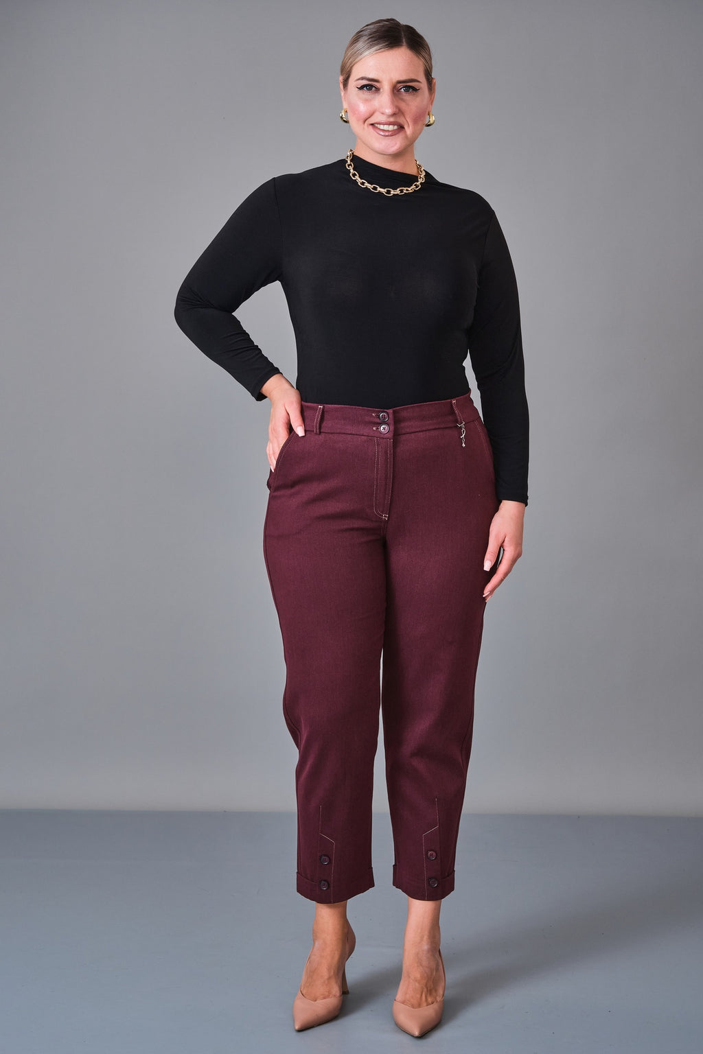 Elitline - Plus Size Trousers (ELT27K1-60-4121)