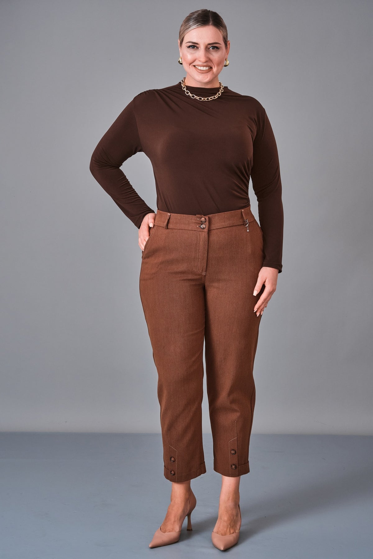 Elitline - Plus Size Trousers (ELT27K1-60-4121)