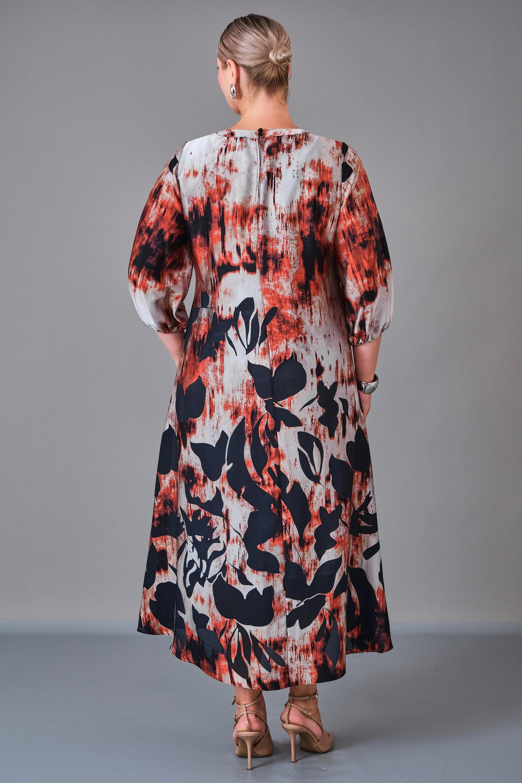 Chiffon Line - Plus Size Dress (CFL27K3502)