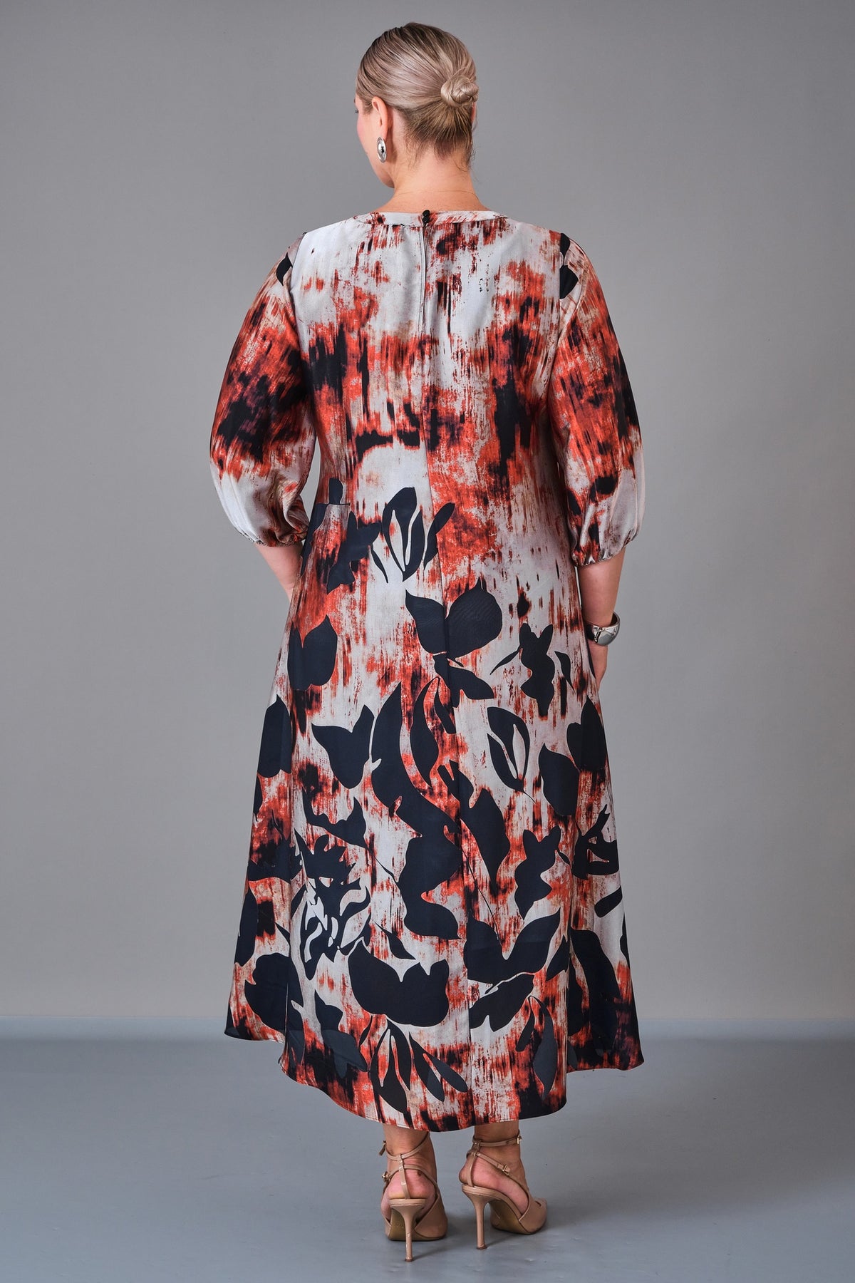 Chiffon Line - Plus Size Dress (CFL27K3502)