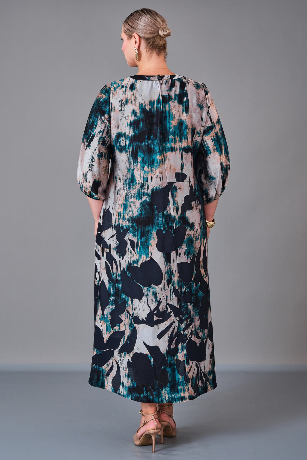 Chiffon Line - Plus Size Dress (CFL27K3502) - 8690200222559