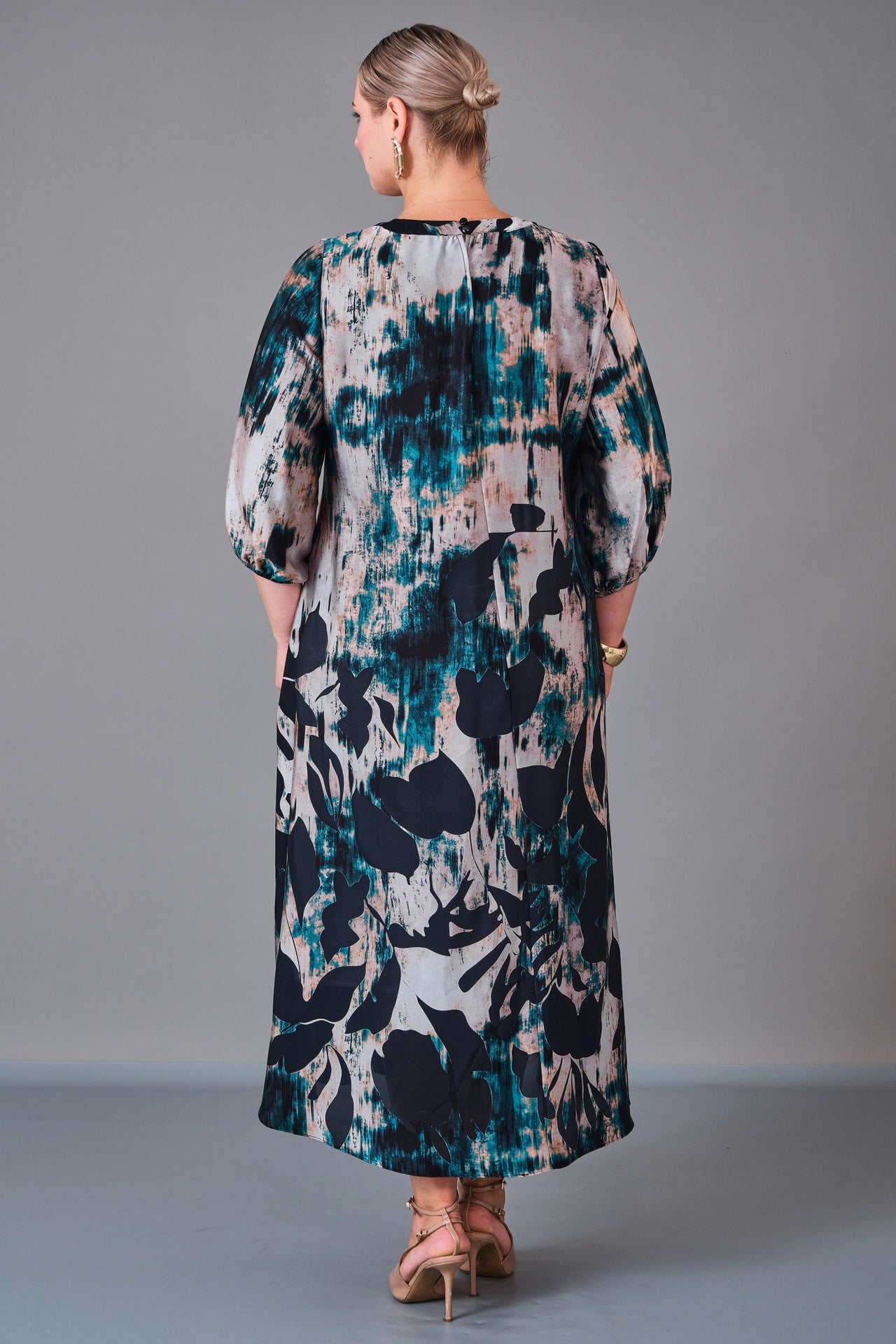 Chiffon Line - Plus Size Dress (CFL27K3502) - 8690200222559