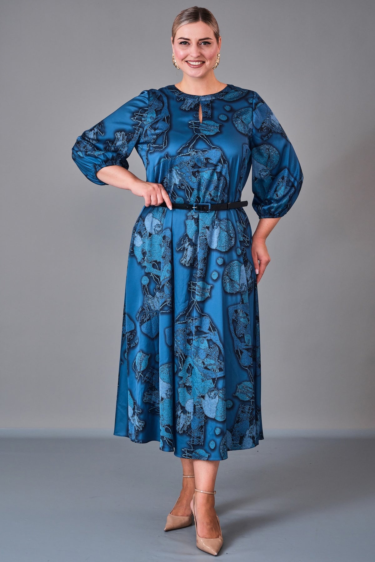 Chiffon Line - Plus Size Dress (CFL27K3513)
