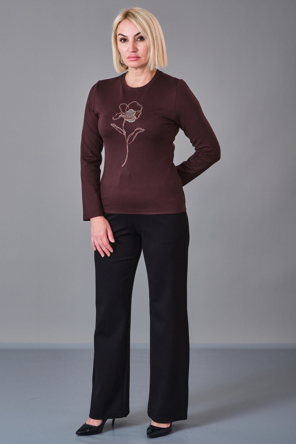 Revaro - Regular Size Blouse (REV27KB-2675) - 8690200223143