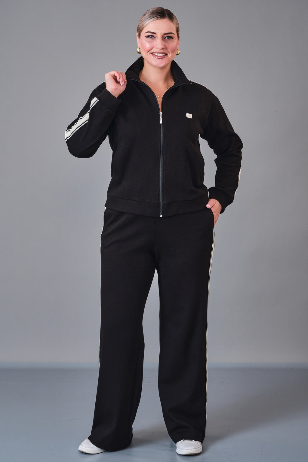 Elitline - Plus Size Suit (ELT27K7-38-4001) - 8690200223426