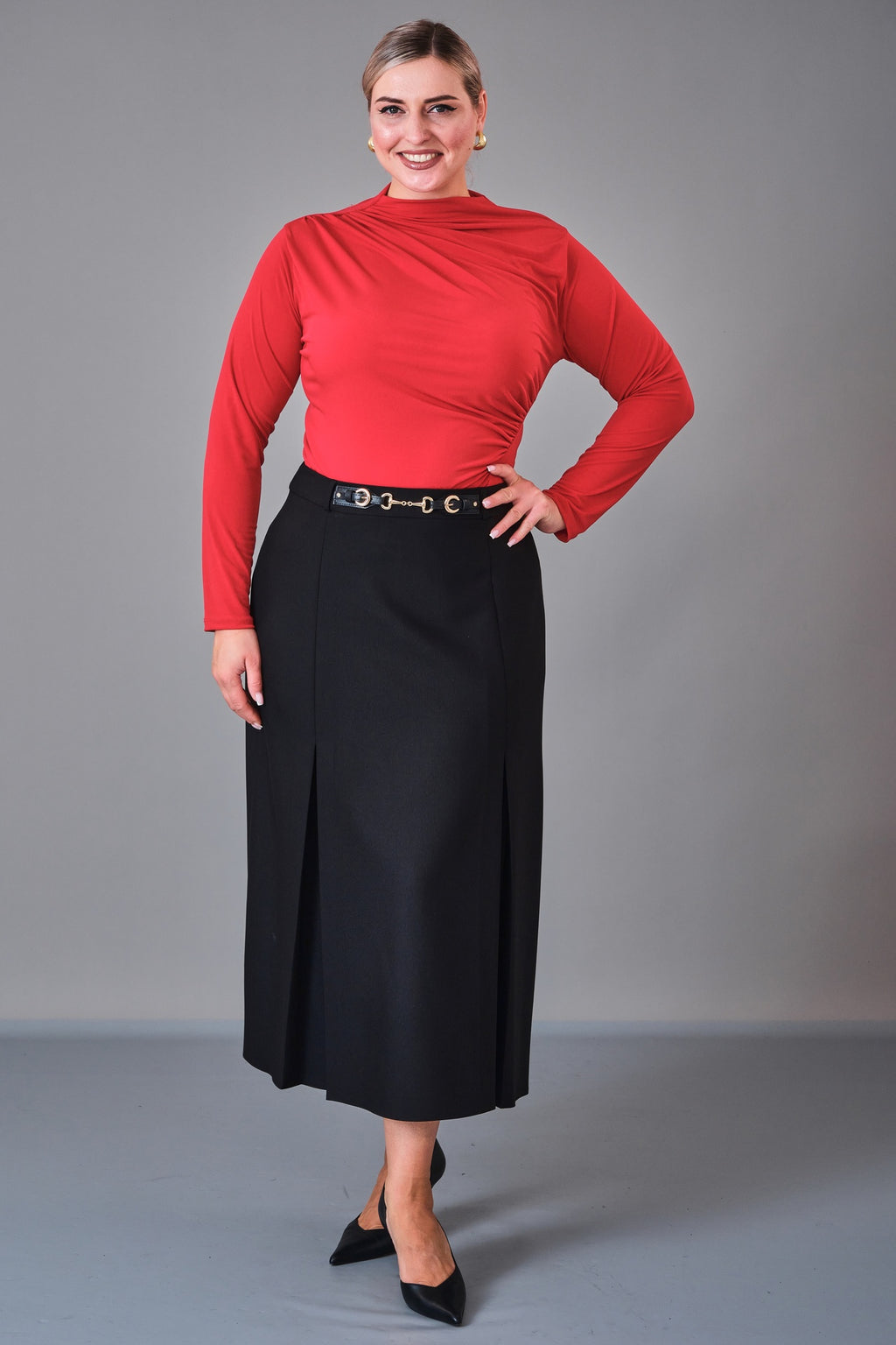 Butik Dayi - Plus Size Skirt (BDY27K31552)