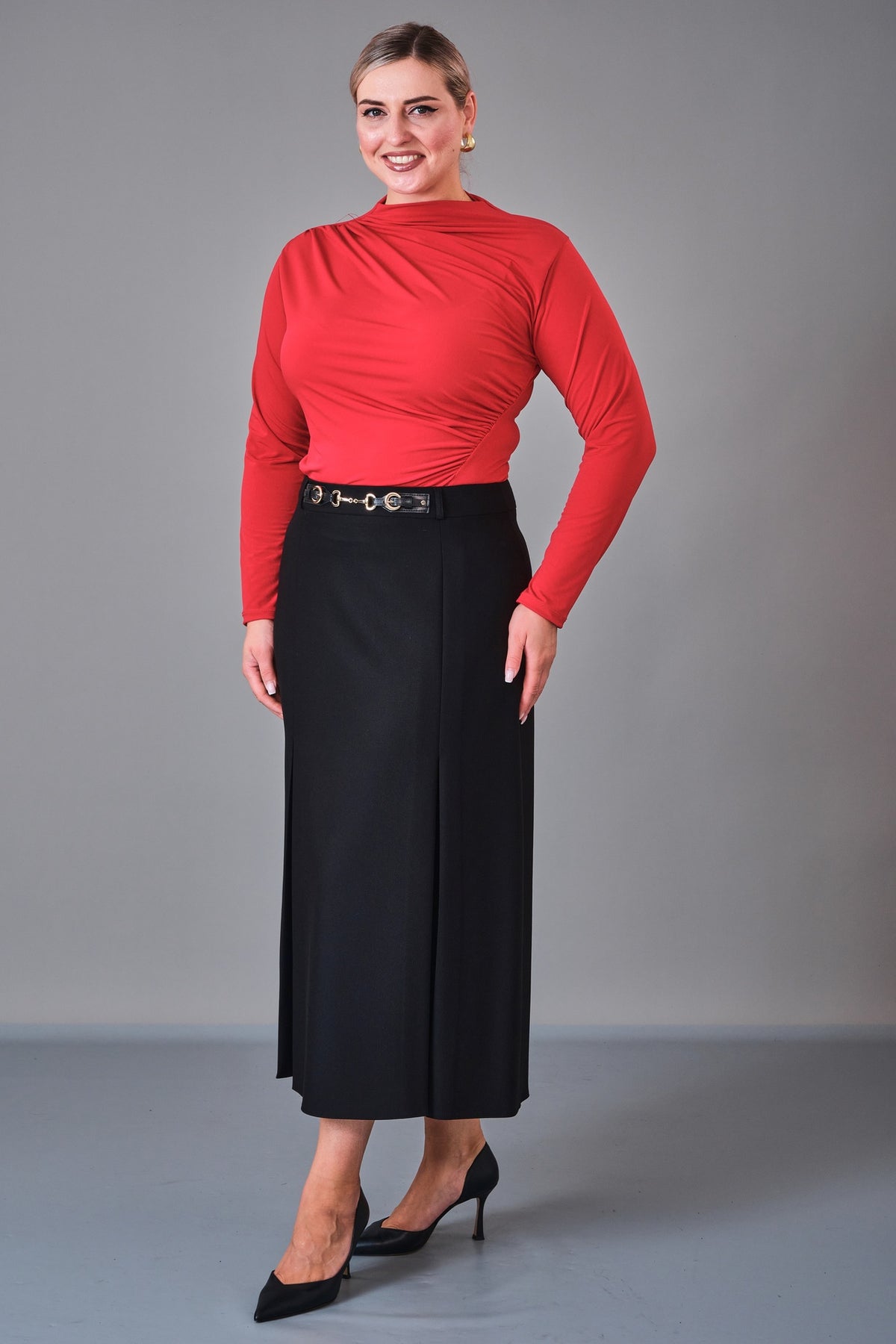 Butik Dayi - Plus Size Skirt (BDY27K31552)