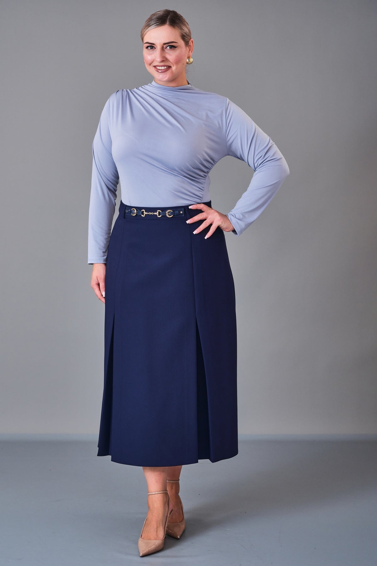 Butik Dayi - Plus Size Skirt (BDY27K31552)