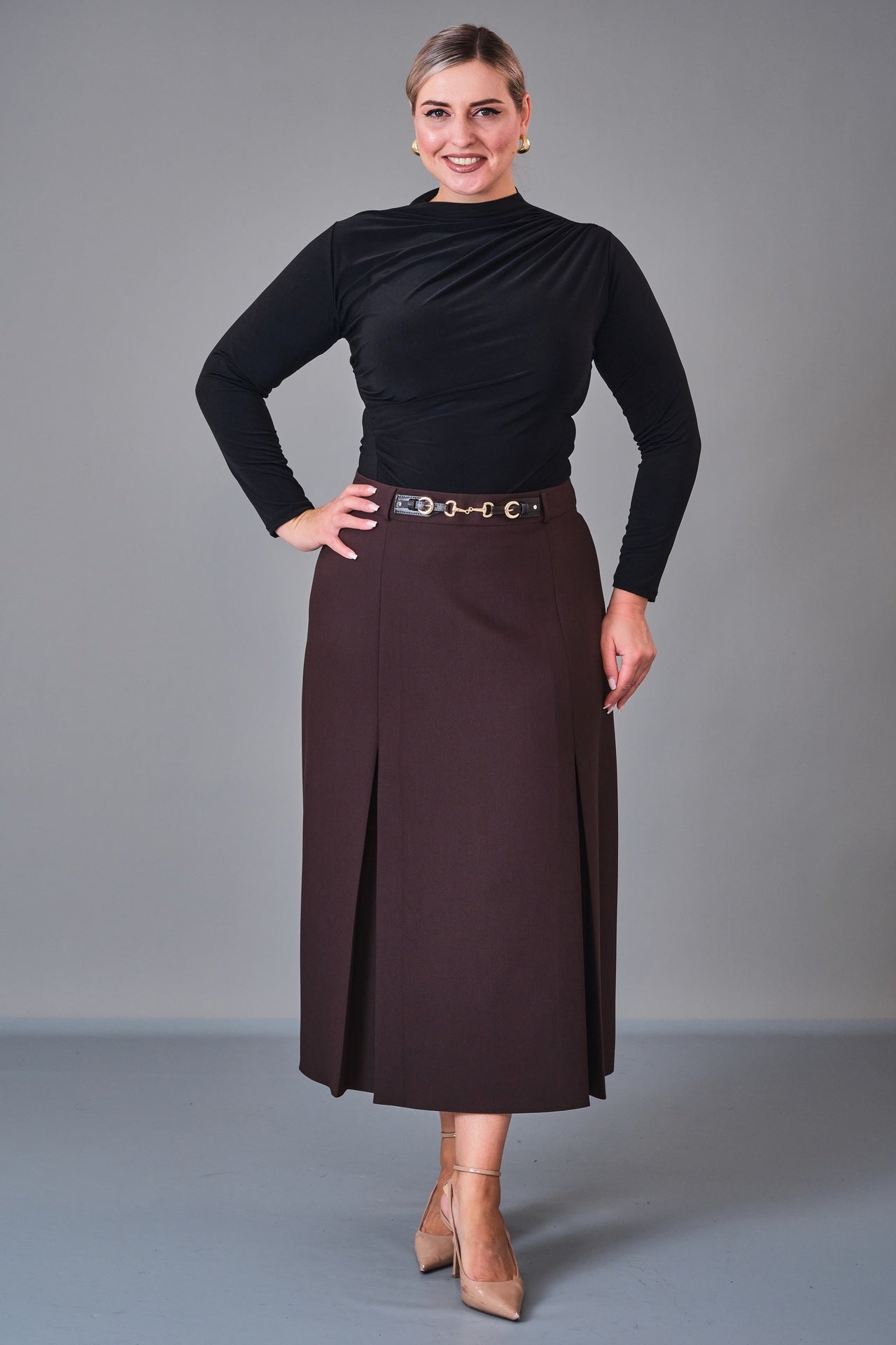 Dayi - Plus Size Skirt (BDY27K31552) - 8690200223860