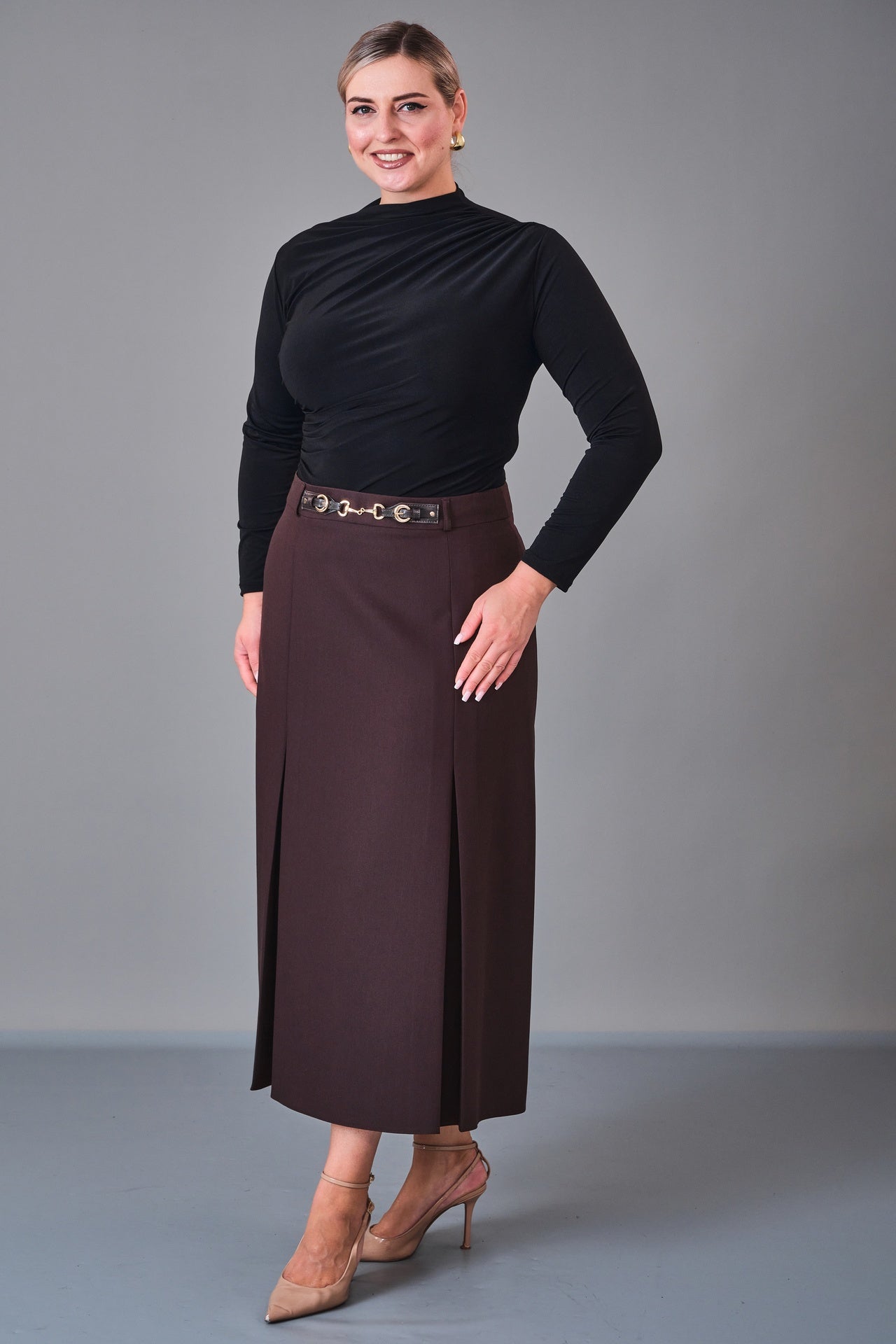 Dayi - Plus Size Skirt (BDY27K31552) - 8690200223860