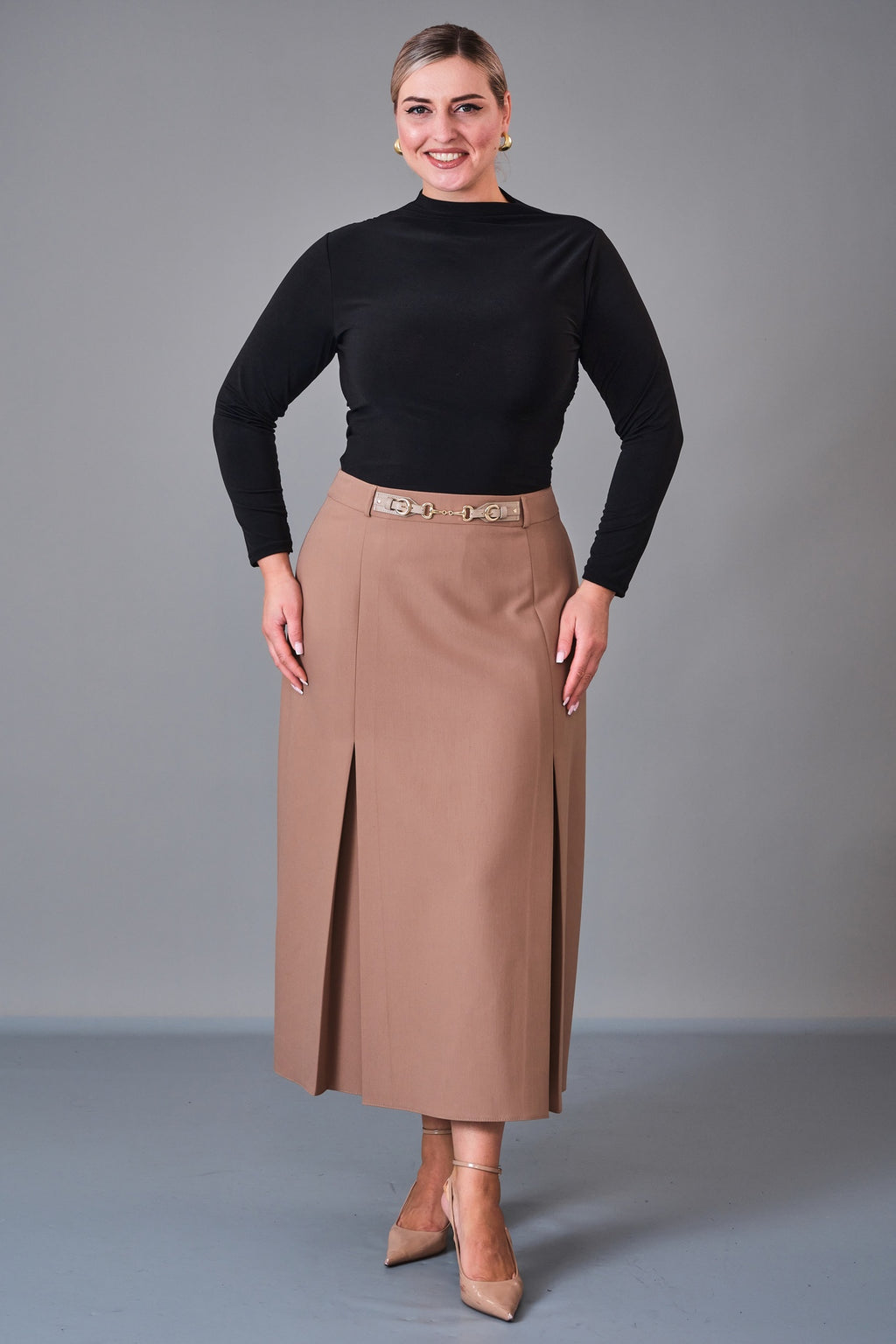 Dayi - Plus Size Skirt (BDY27K31552) - 8690200223877