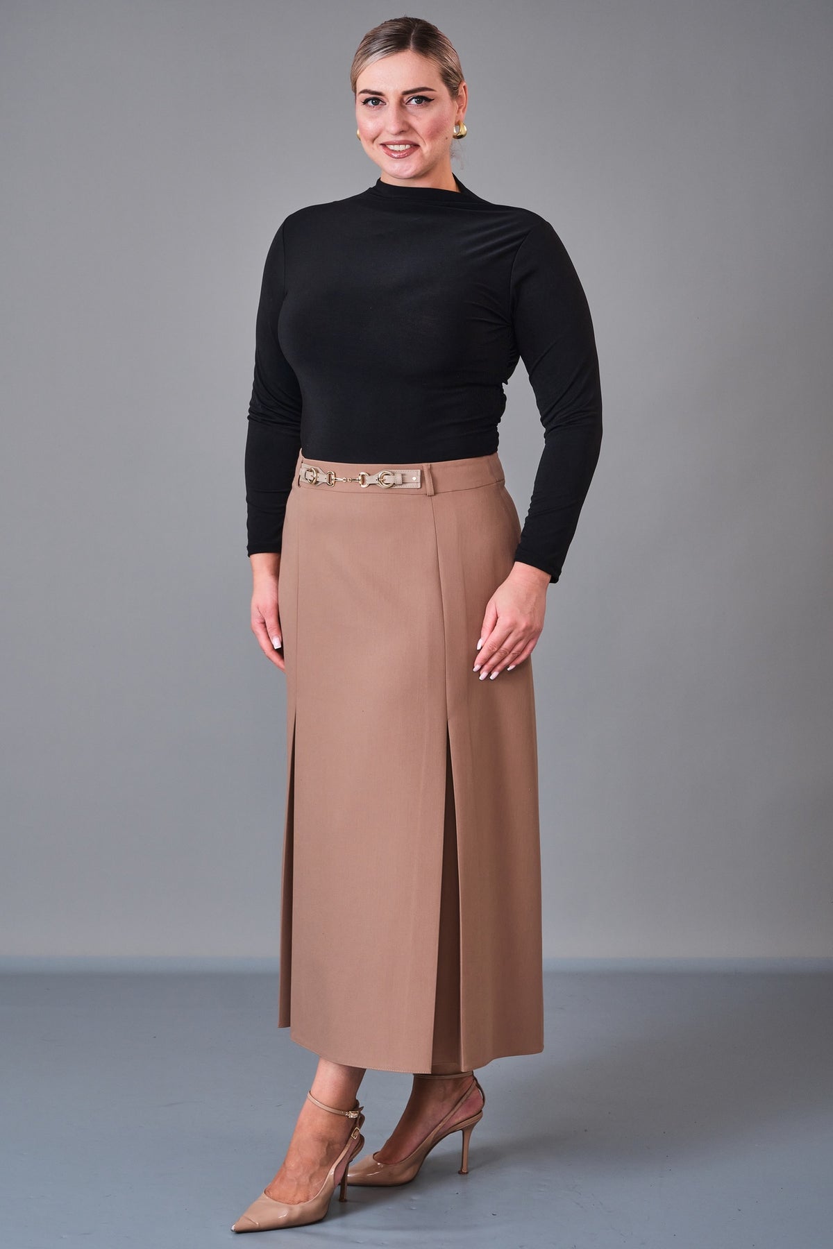 Dayi - Plus Size Skirt (BDY27K31552) - 8690200223877