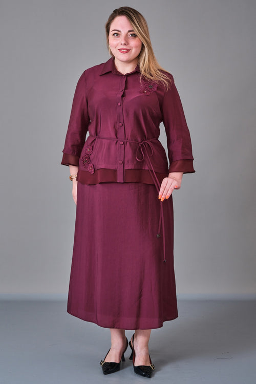 Dress Port - Plus Size Suit (DSP27K3638) - 8690200224133