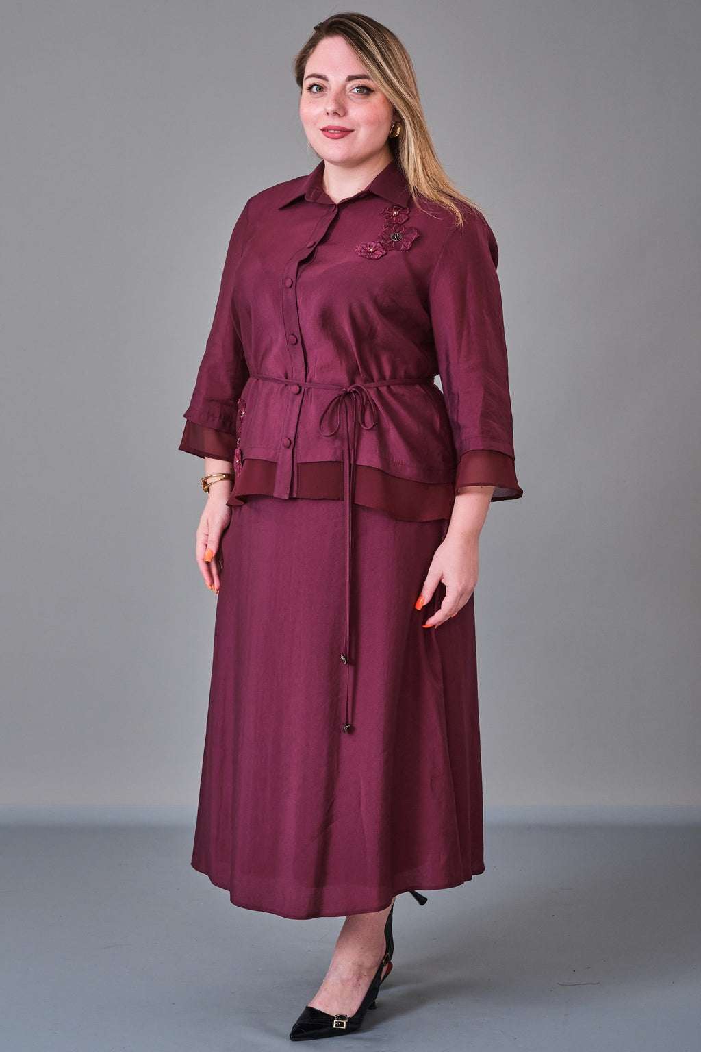 Dress Port - Plus Size Suit (DSP27K3638) - 8690200224133