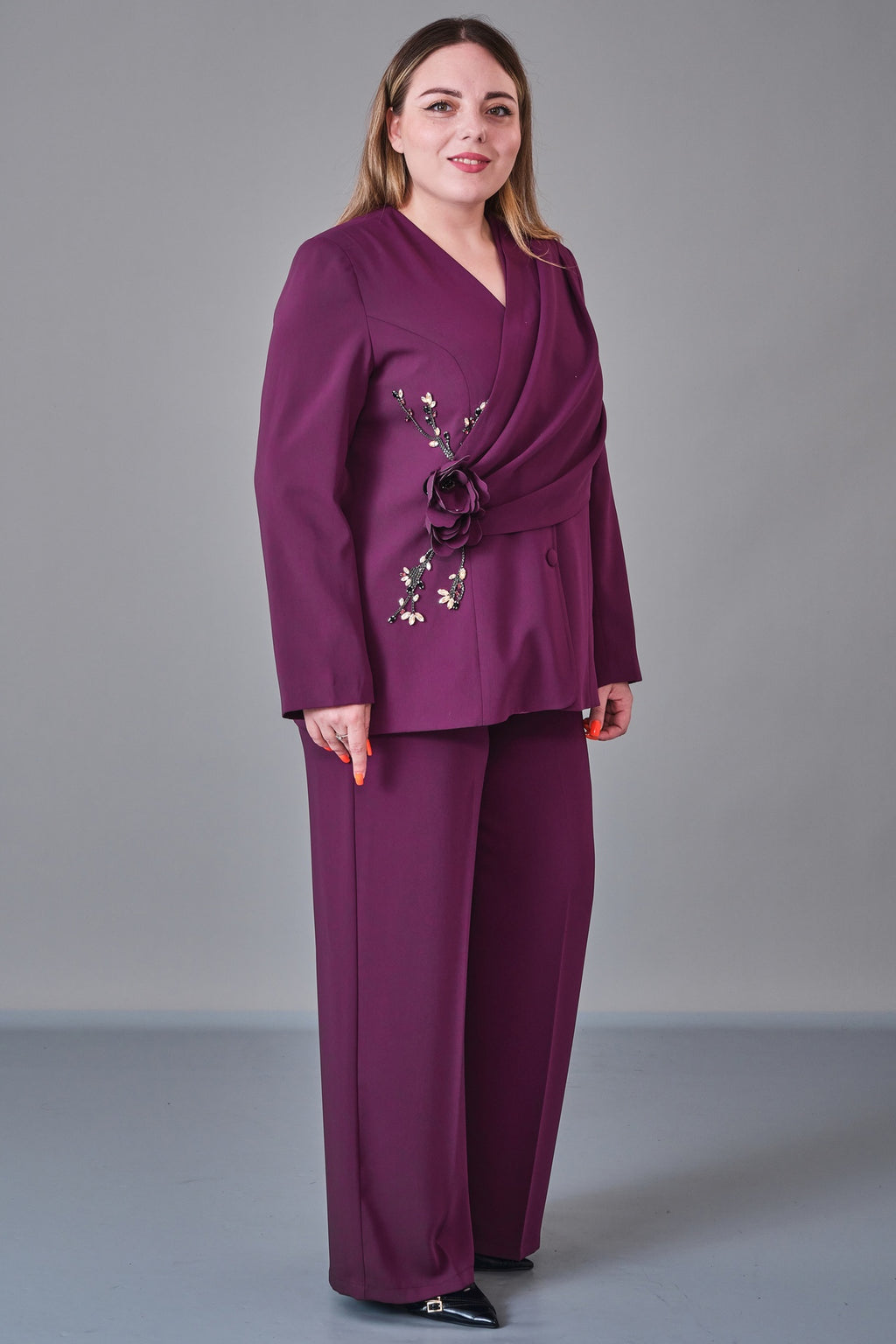Dress Port - Plus Size Suit (DSP27K3647) - 8690200224164