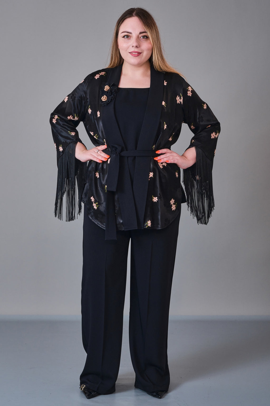Dress Port - Plus Size Suit (DSP27K3648) - 8690200224171
