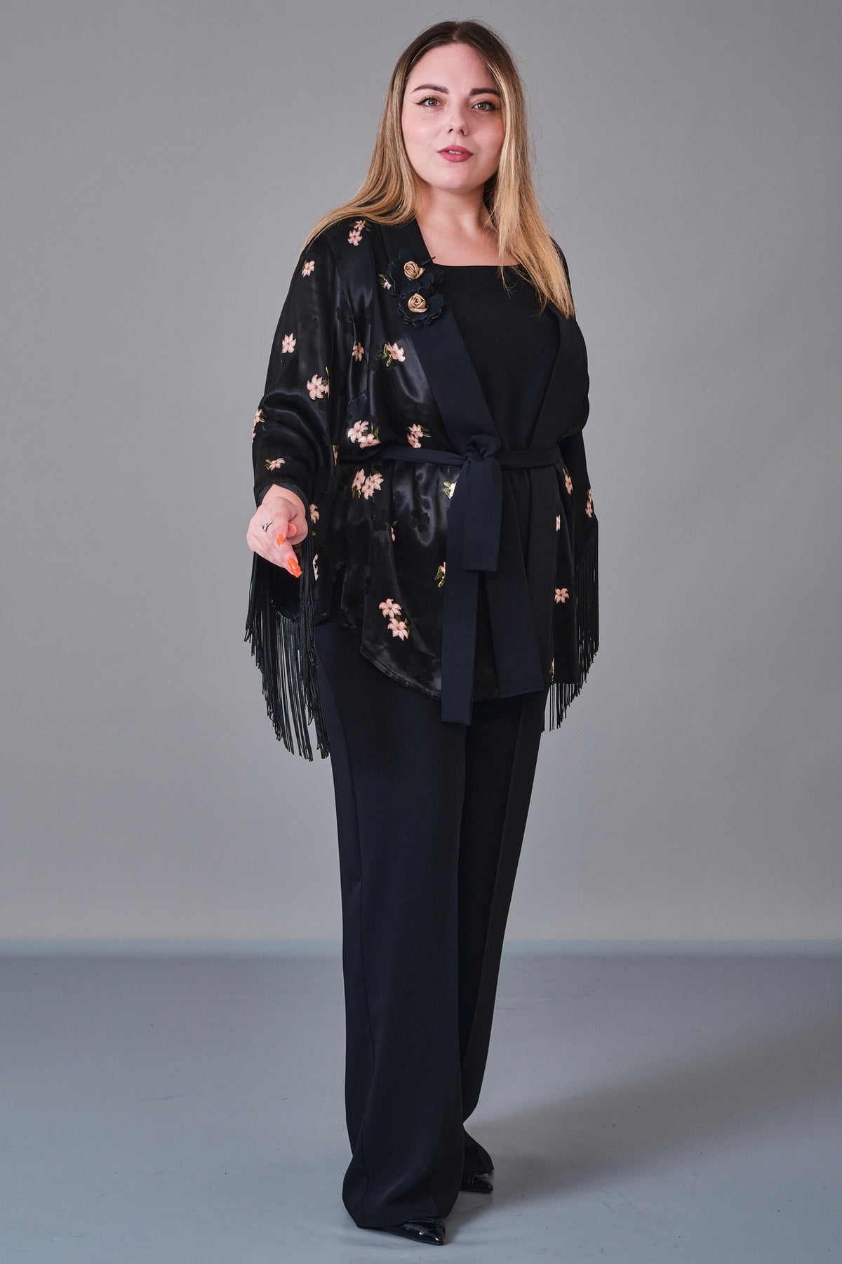 Dress Port - Plus Size Suit (DSP27K3648) - 8690200224171