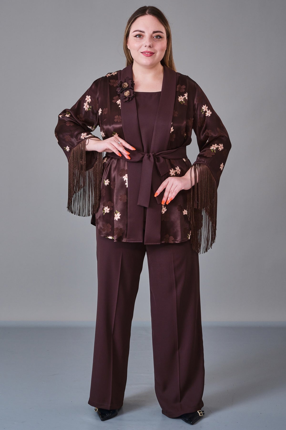 Dress Port - Plus Size Suit (DSP27K3648) - 8690200224188