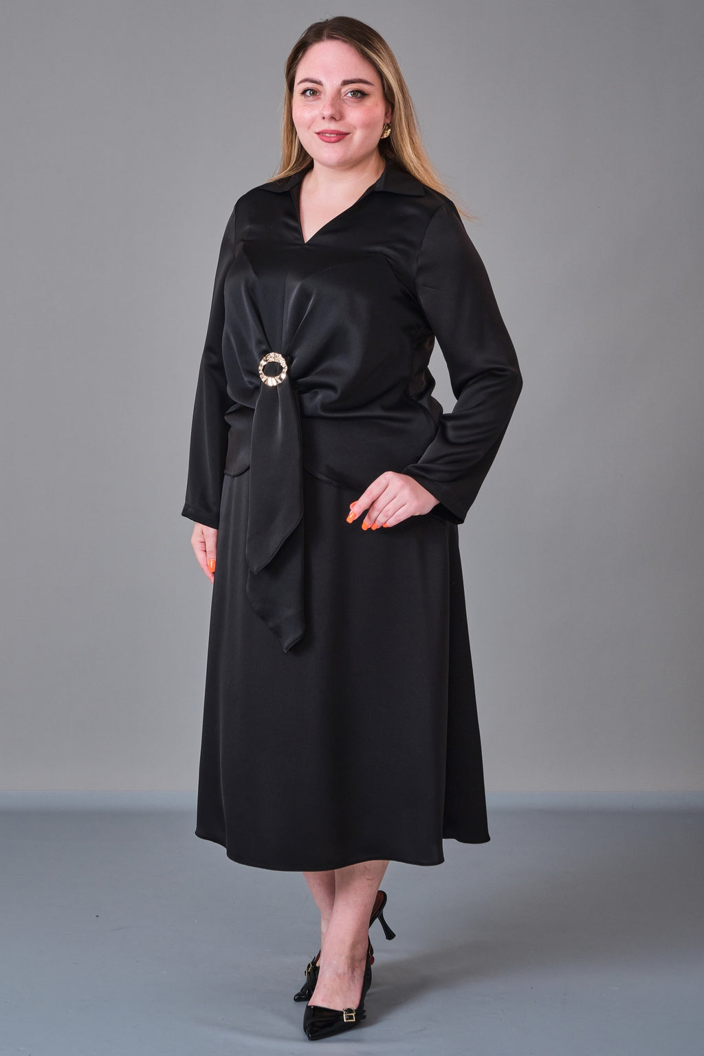 Dress Port - Plus Size Suit (DSP27K3650) - 8690200224225
