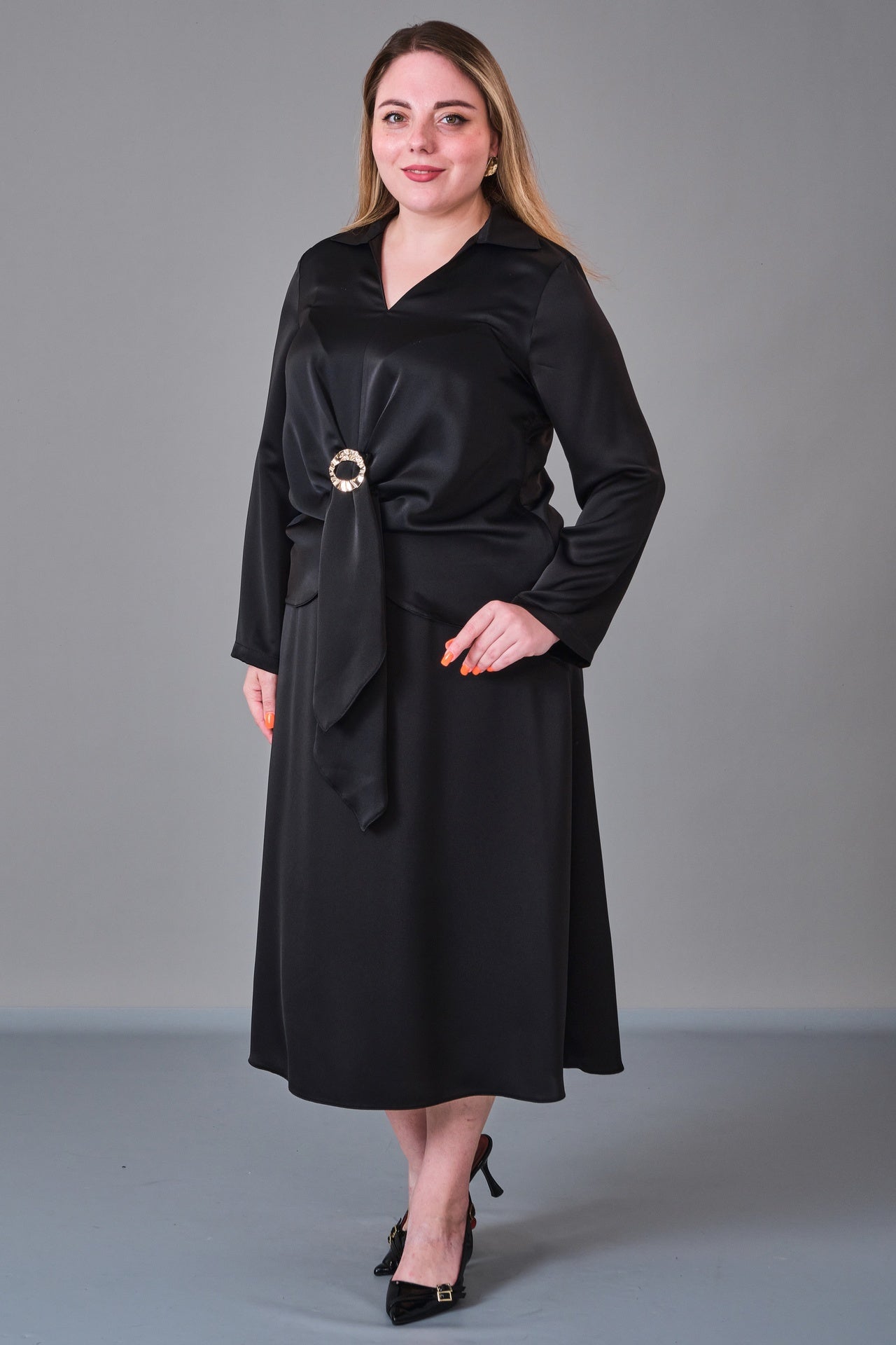 Dress Port - Plus Size Suit (DSP27K3650) - 8690200224225