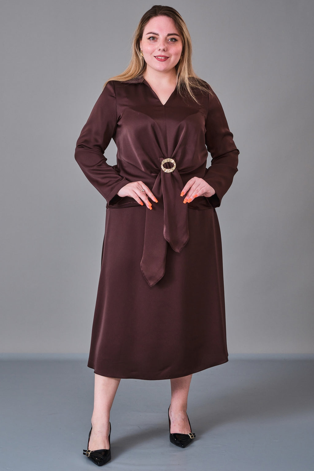 Dress Port - Plus Size Suit (DSP27K3650) - 8690200224232