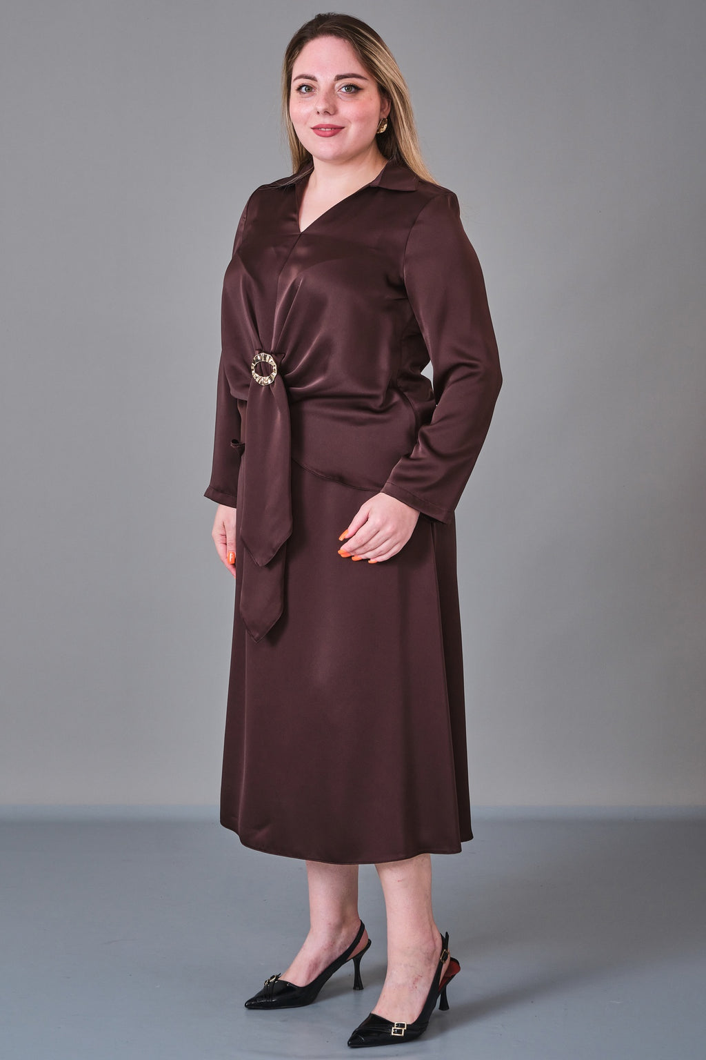 Dress Port - Plus Size Suit (DSP27K3650) - 8690200224232