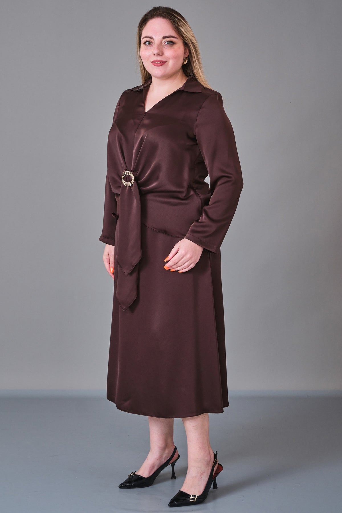 Dress Port - Plus Size Suit (DSP27K3650) - 8690200224232