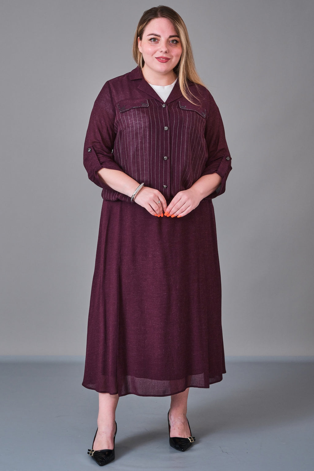 Dress Port - Plus Size Suit (DSP27K3636) - 8690200224263