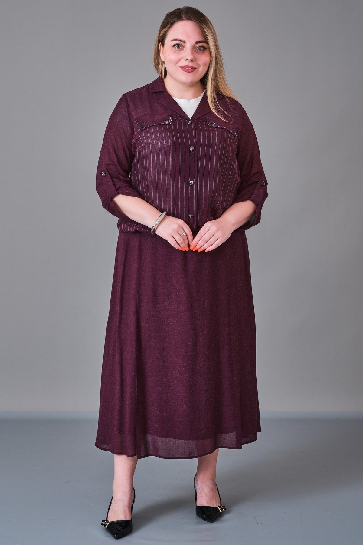 Dress Port - Plus Size Suit (DSP27K3636) - 8690200224263