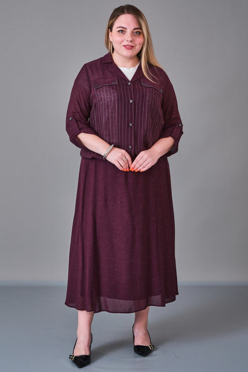 Dress Port - Plus Size Suit (DSP27K3636) - 8690200224263