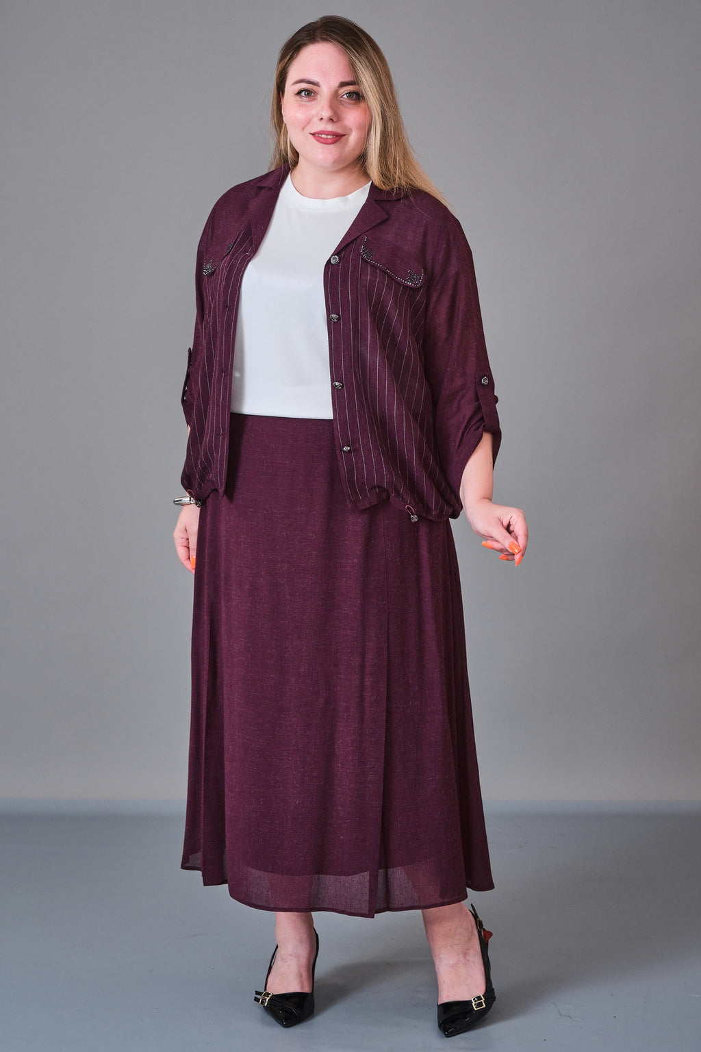 Dress Port - Plus Size Suit (DSP27K3636) - 8690200224263