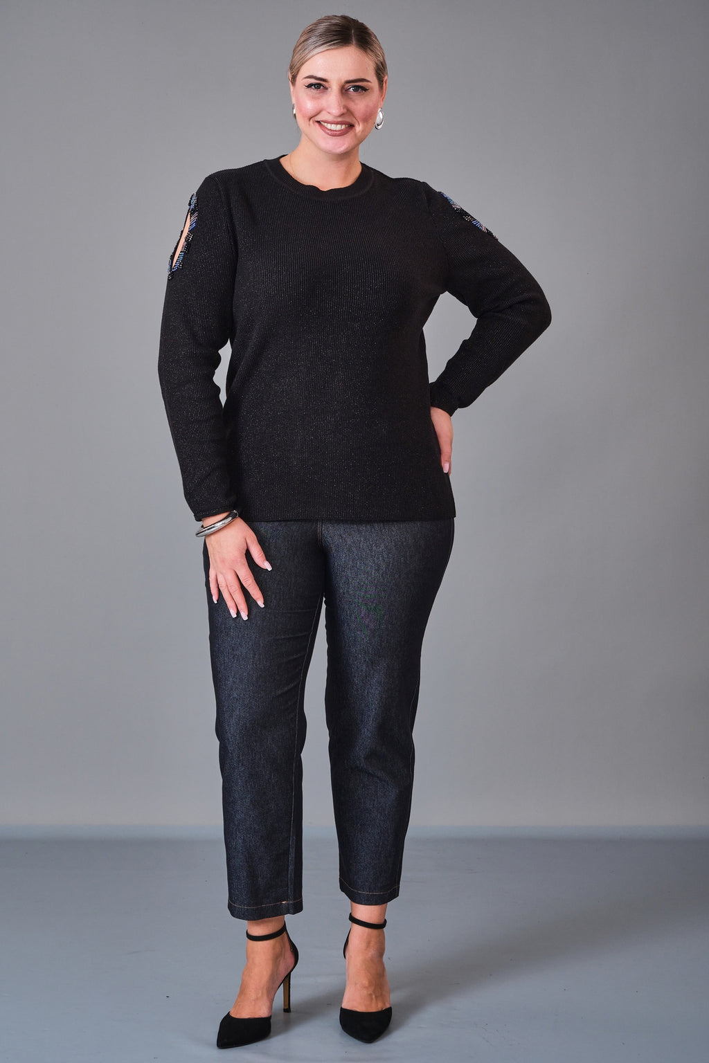 Xlife - Plus Size Blouse (XLF27K8054) - 8690200224553