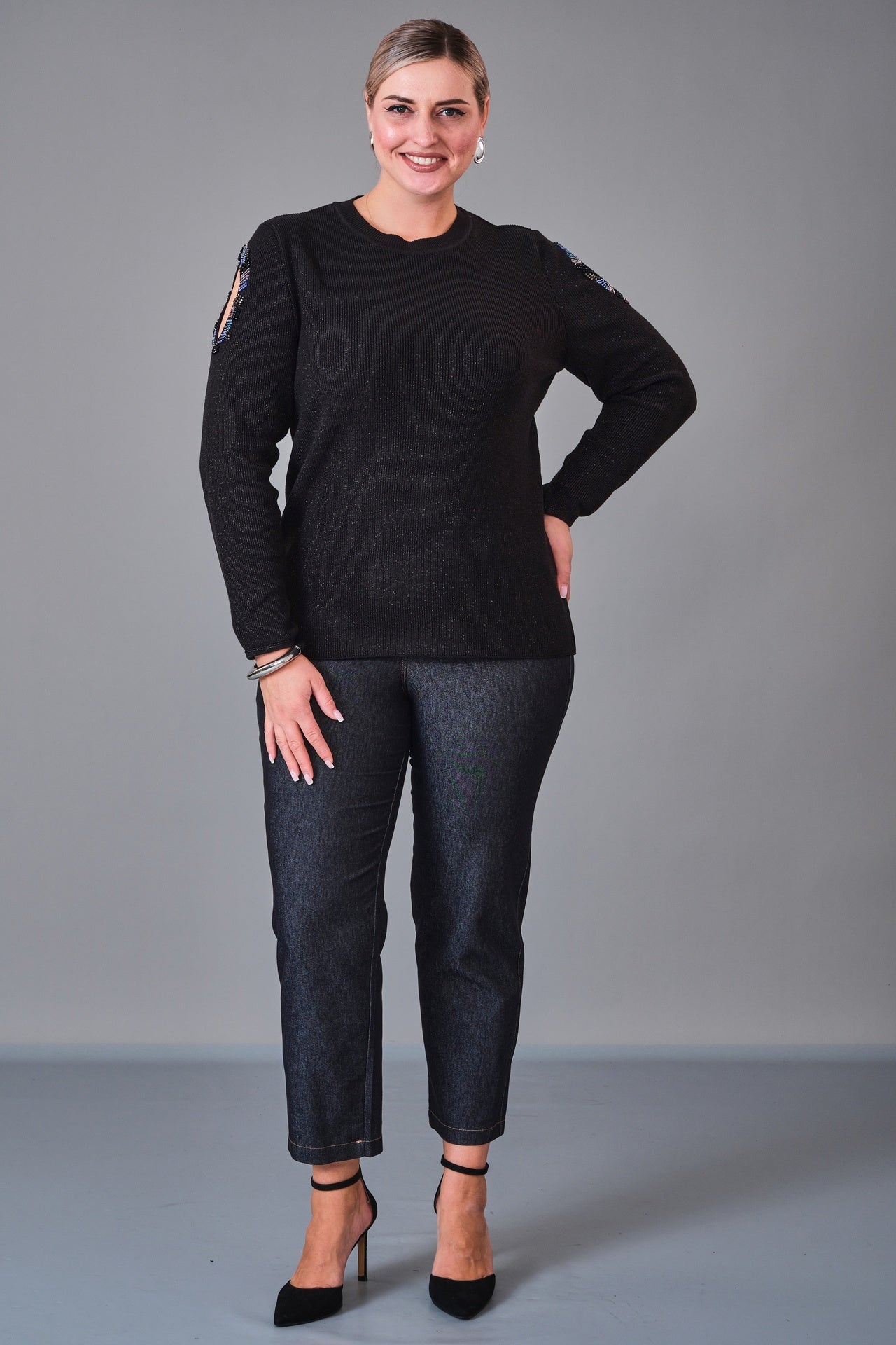 Xlife - Plus Size Blouse (XLF27K8054) - 8690200224553