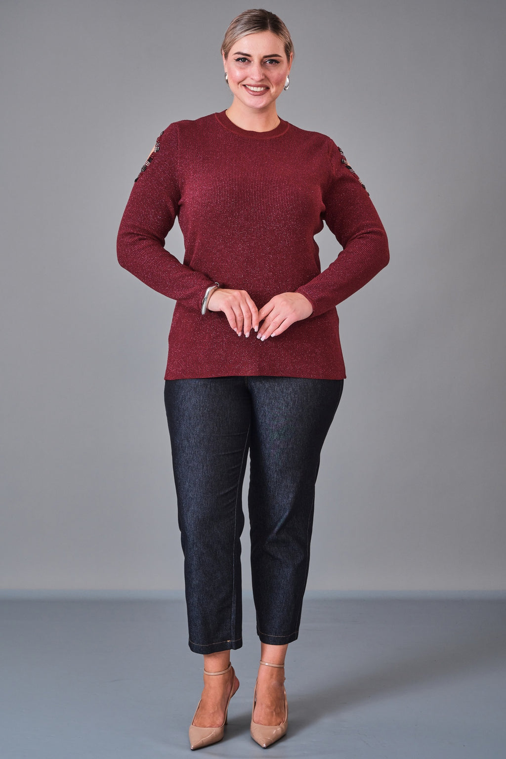 Xlife - Plus Size Blouse (XLF27K8054) - 8690200224560