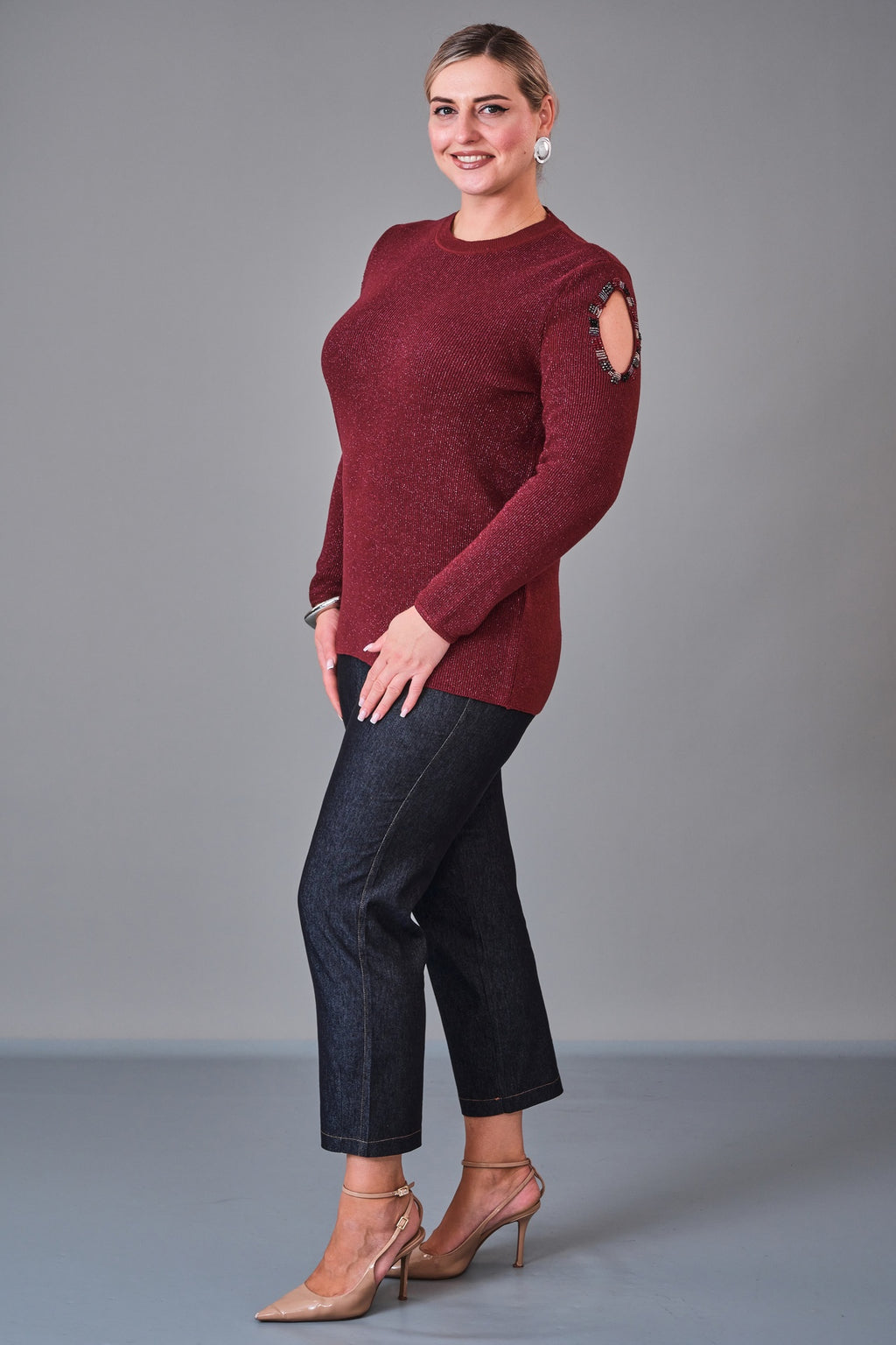 Xlife - Plus Size Blouse (XLF27K8054) - 8690200224560