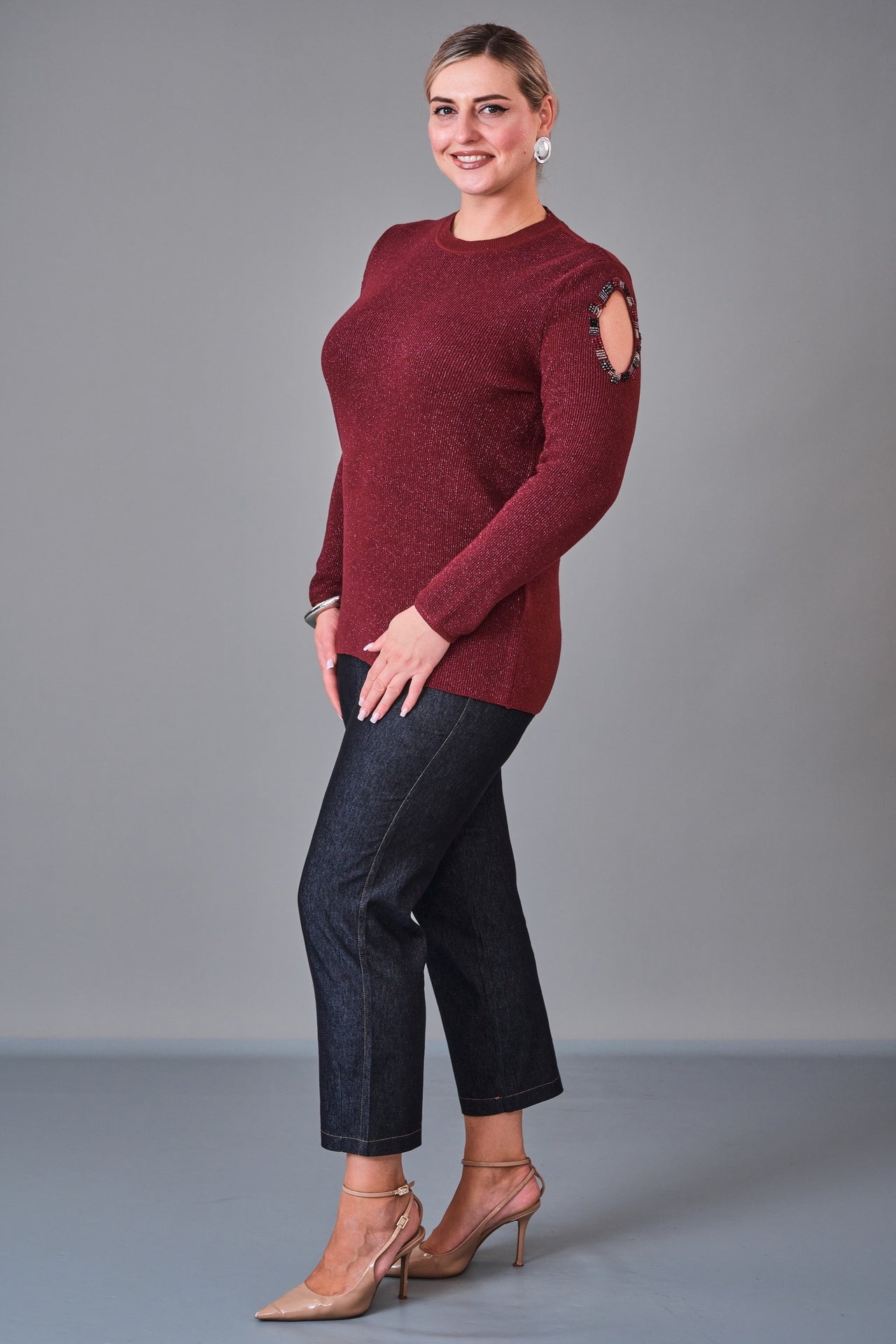 Xlife - Plus Size Blouse (XLF27K8054) - 8690200224560
