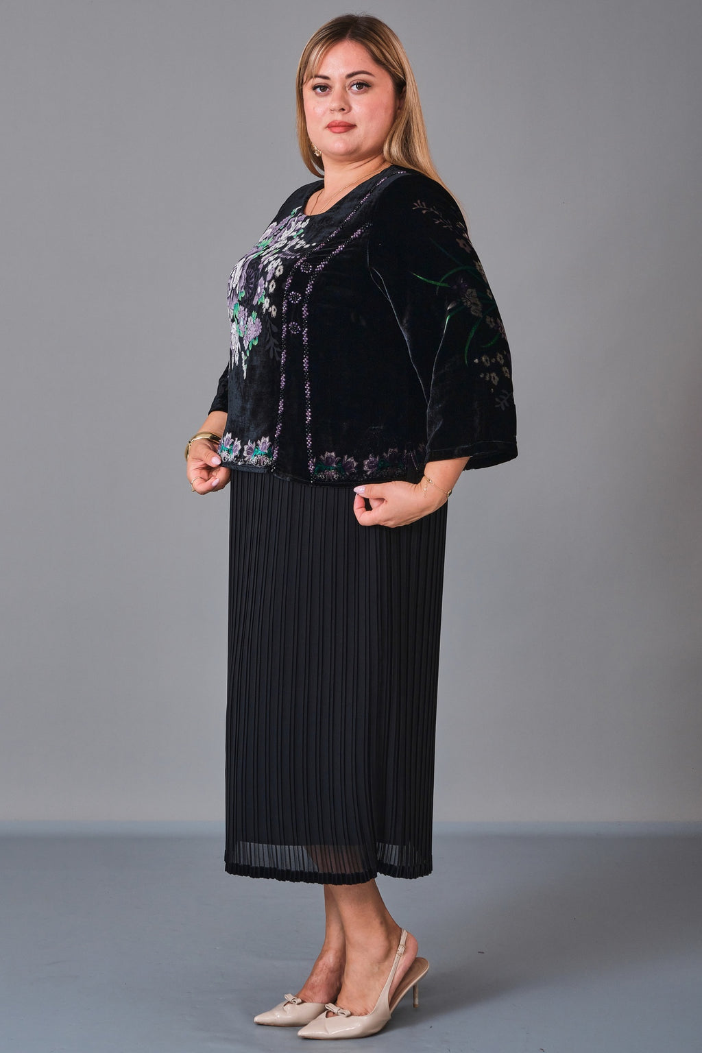 Gumanize - Extended Plus Size Dress (GMZ2027-48-6252) - 8690200224843