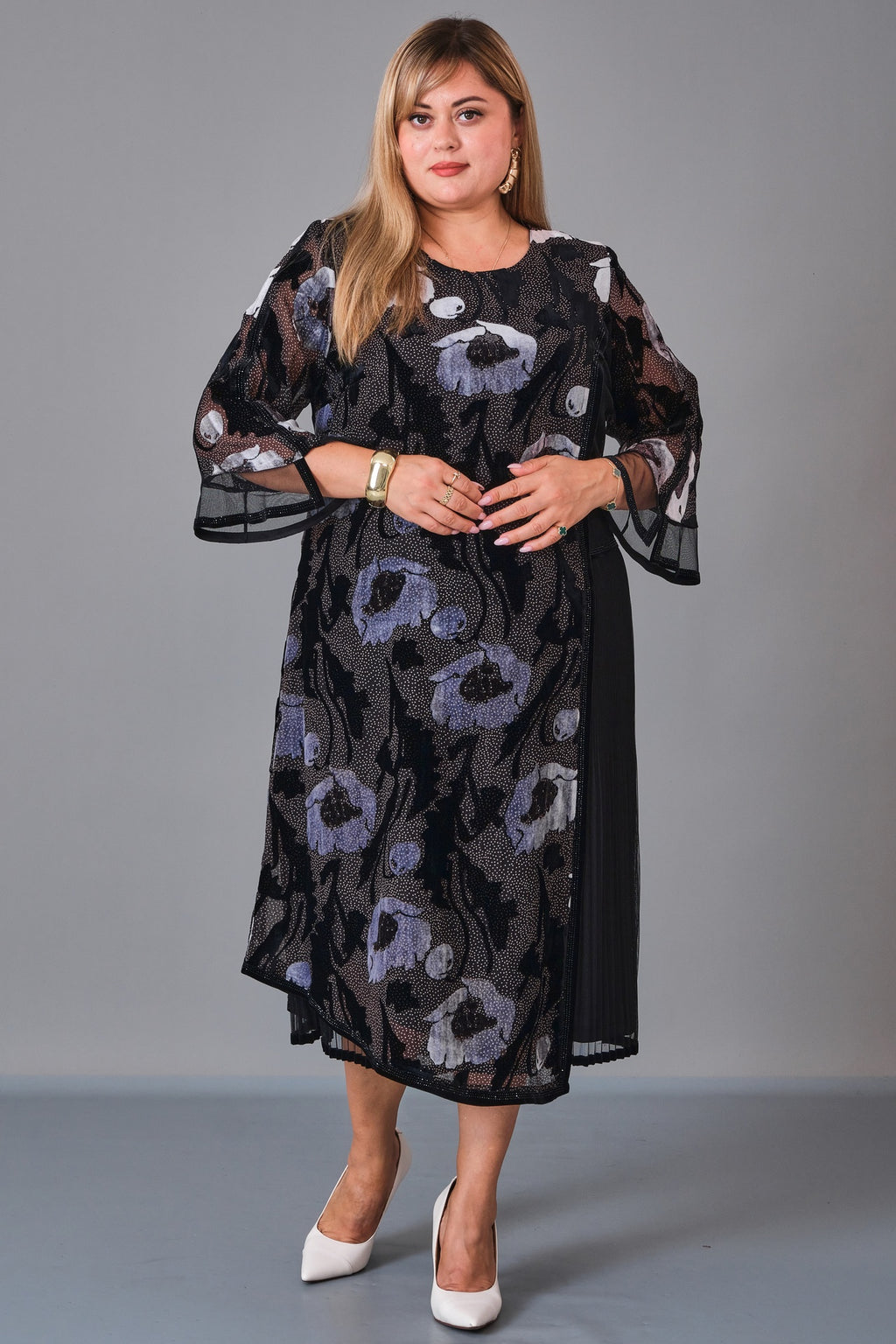 Gumanize - Extended Plus Size Dress (GMZ2027-63-8403) - 8690200224881