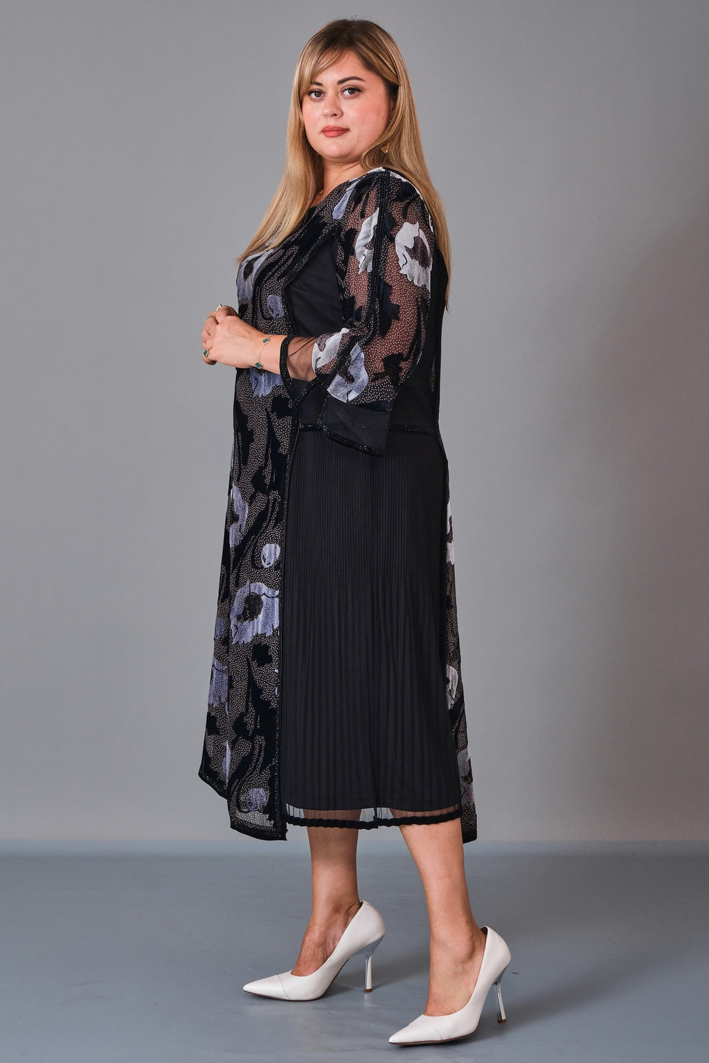 Gumanize - Extended Plus Size Dress (GMZ2027-63-8403) - 8690200224881