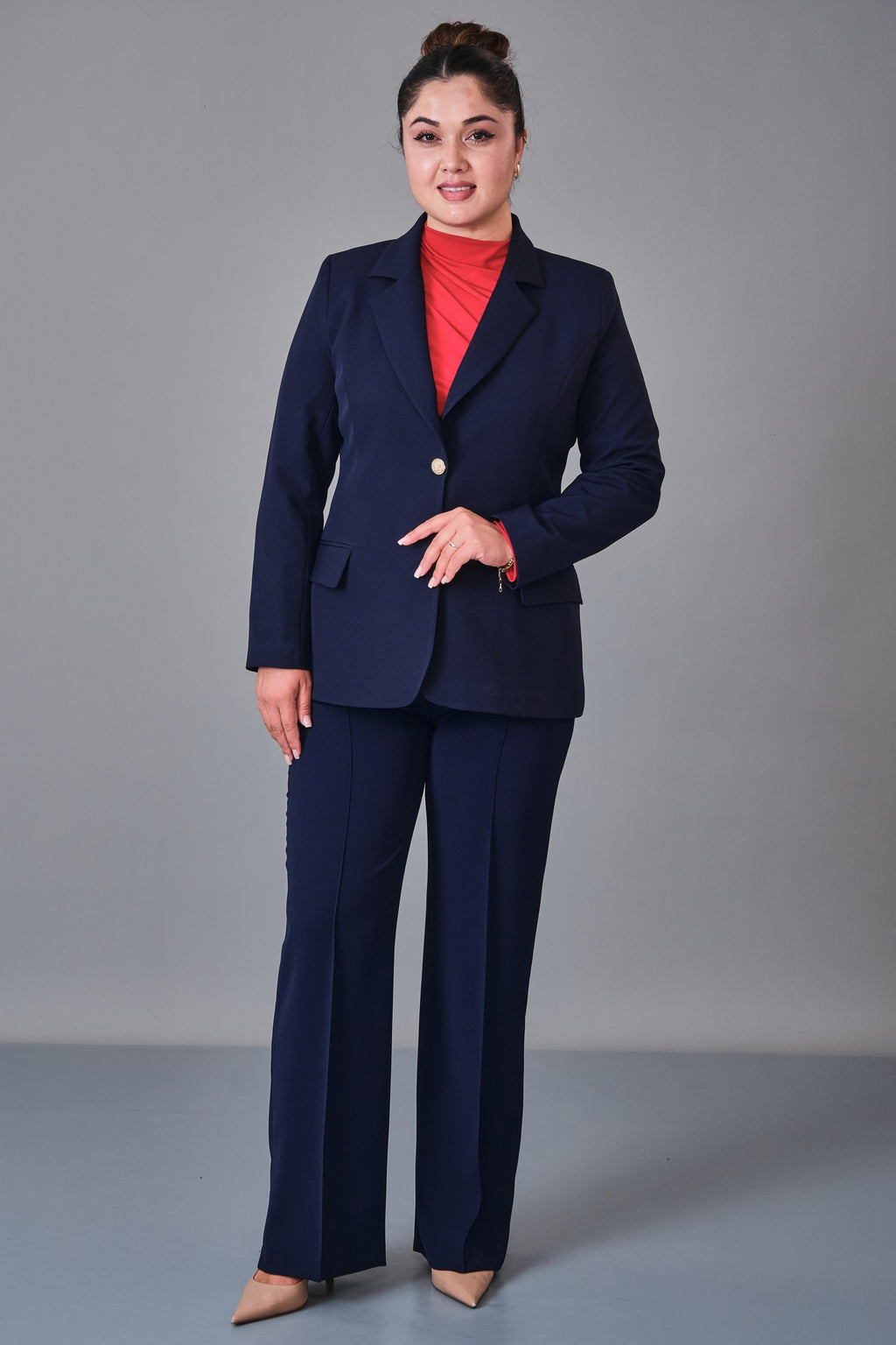 Selen - Plus Size Jacket (SLN27K07562) - 8690200225390