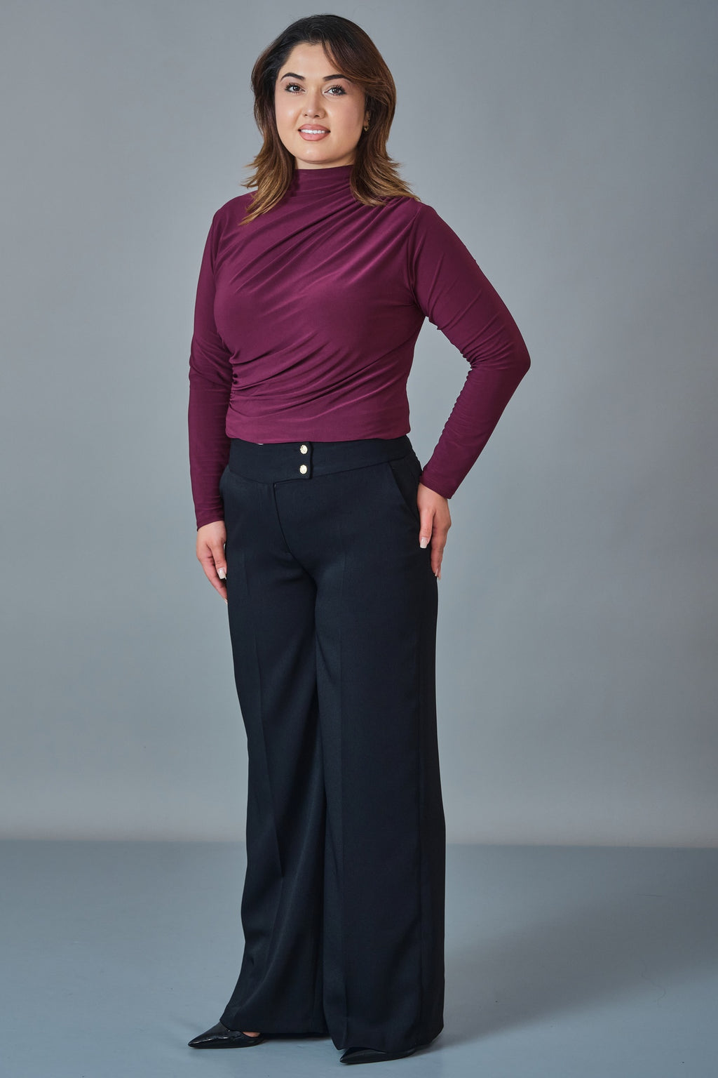 Selen - Plus Size Trousers (SLN27K11890)